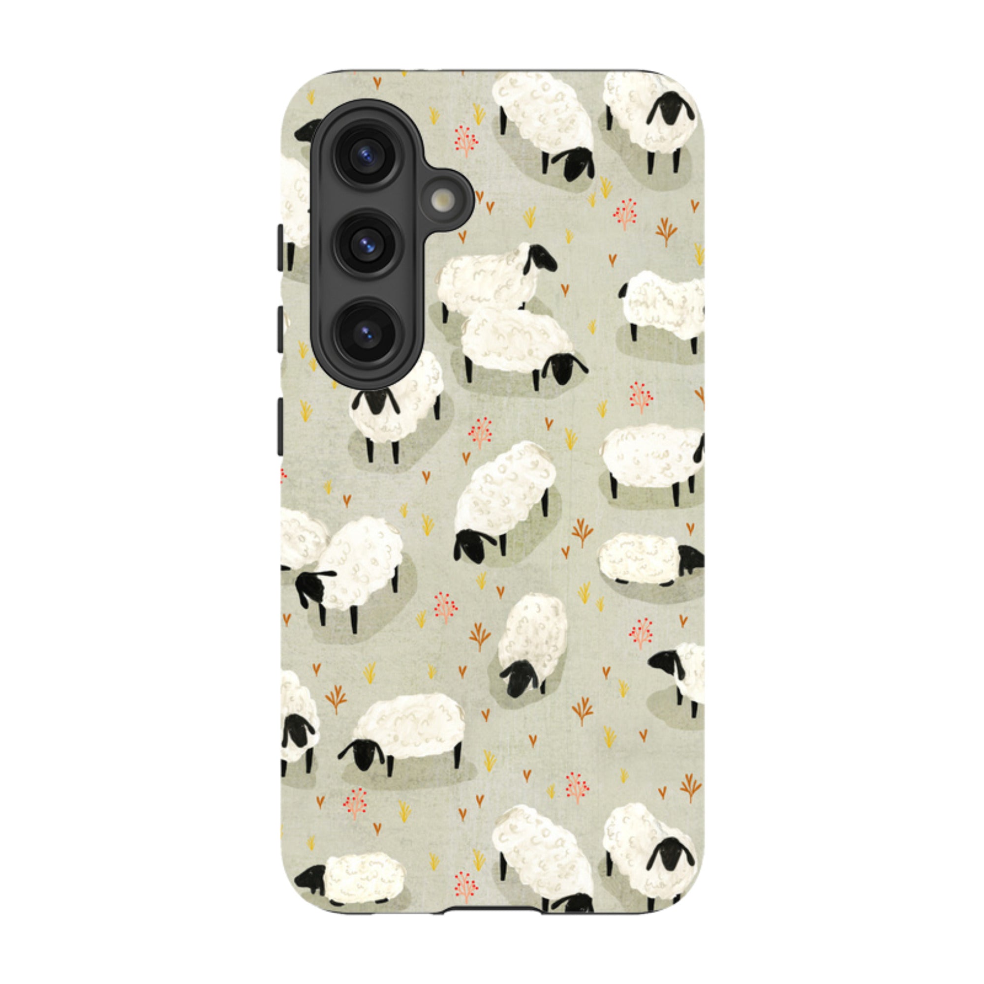 Samsung Tough Case - Sheep Grey By Katherine Quinn