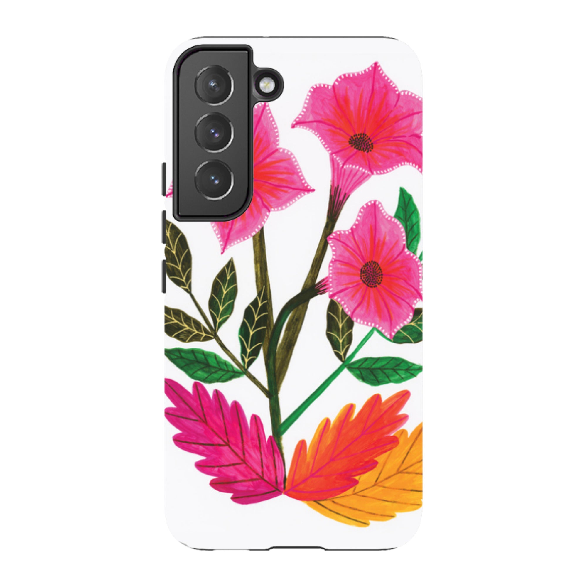 Samsung Tough Case - Trumpet Flowers By Lee Foster Wilson