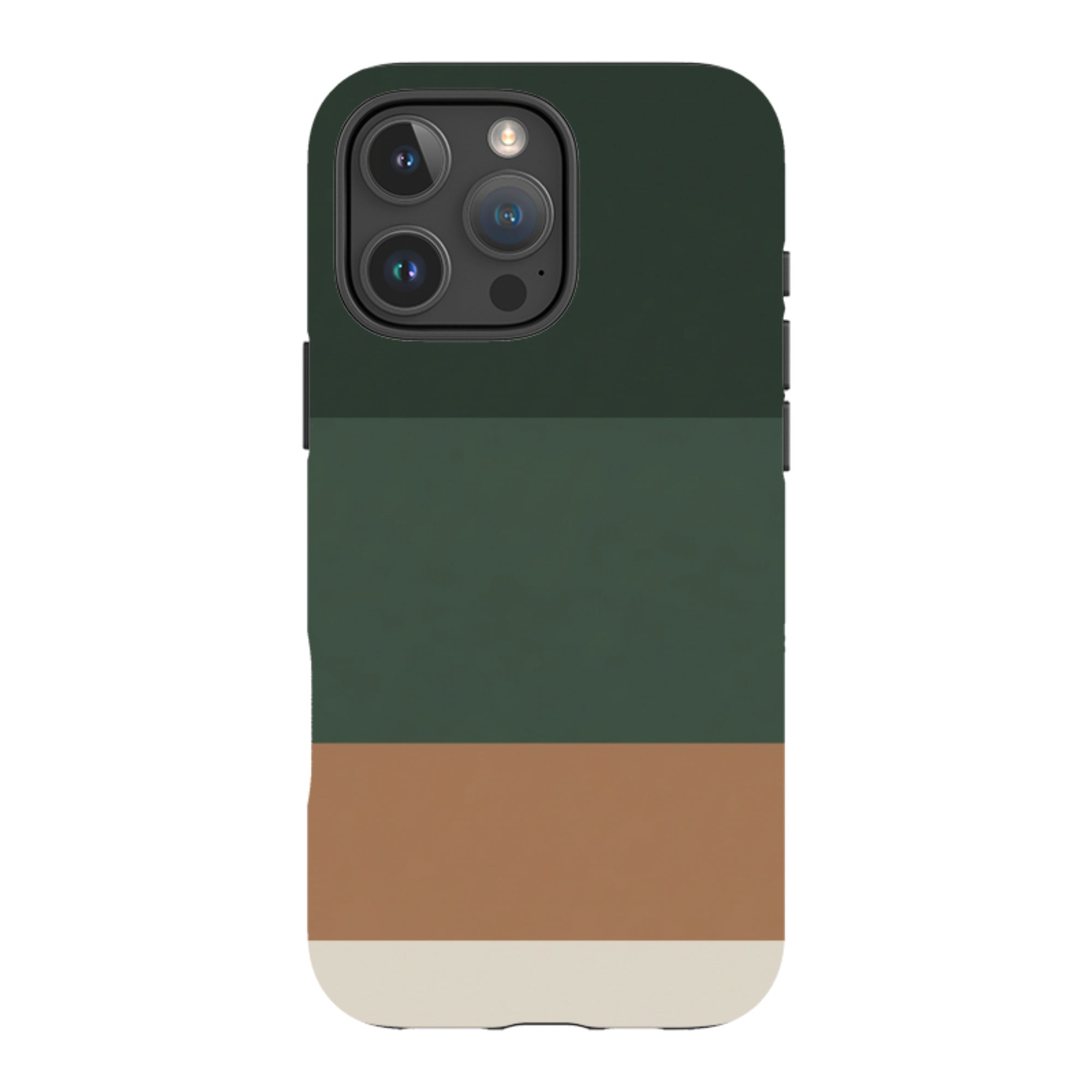 iPhone Tough Case - Terracotta and Green Gradient