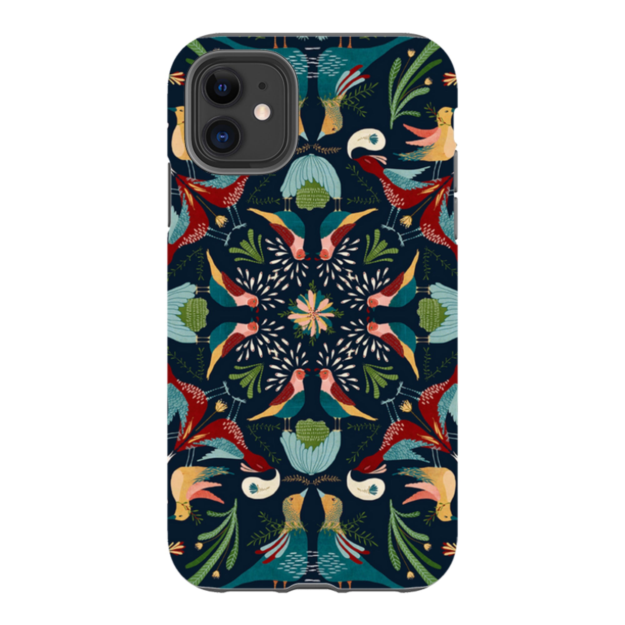 iPhone Tough Case - Navy Hanky By Katherine Quinn