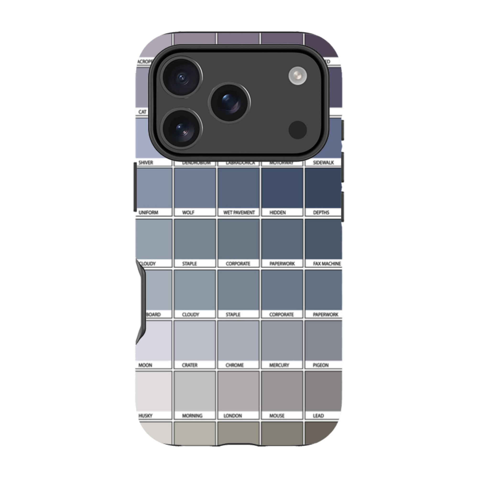 iPhone Tough Case - Grey Chromology By Kitty Joseph