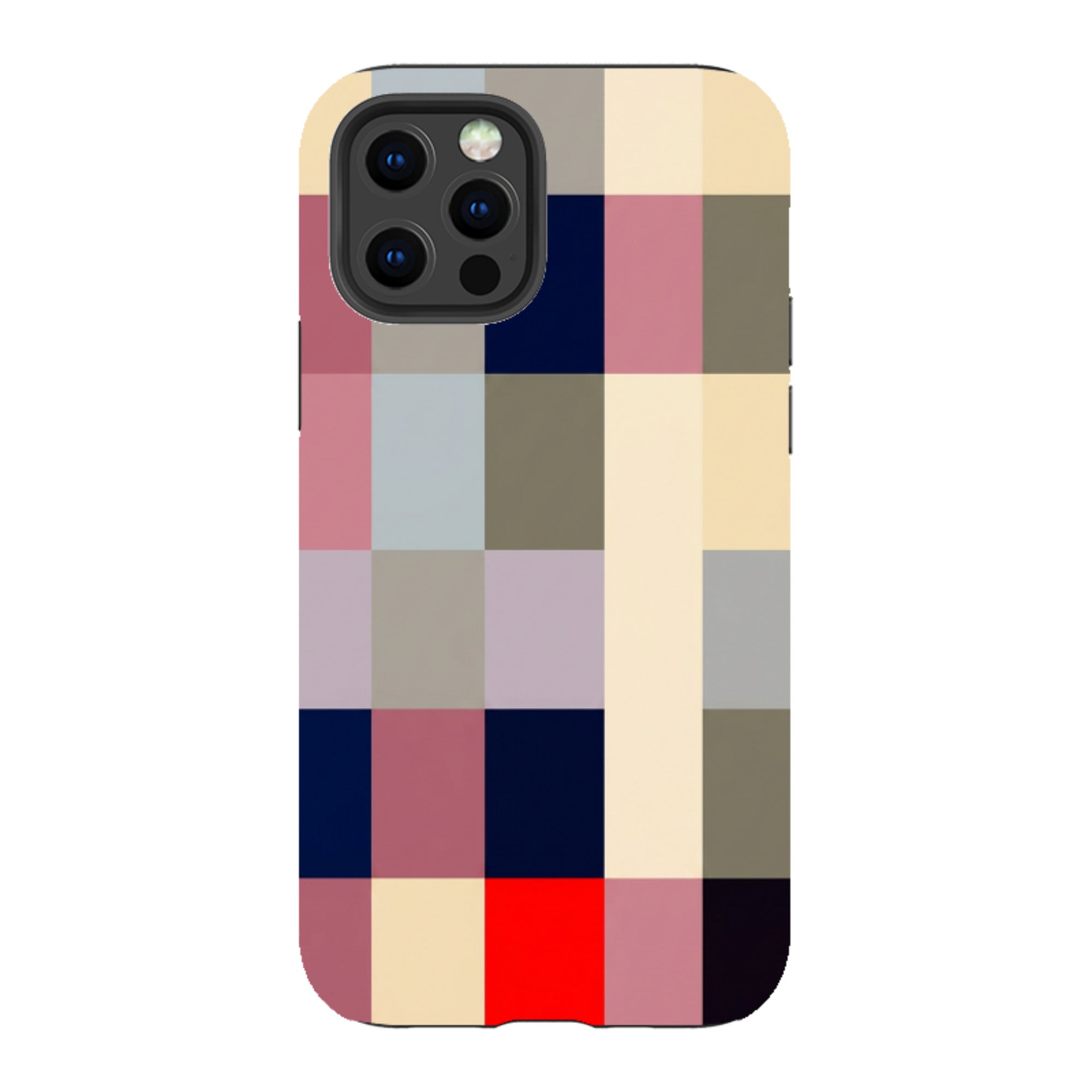 iPhone Tough Case - Retro Plaid