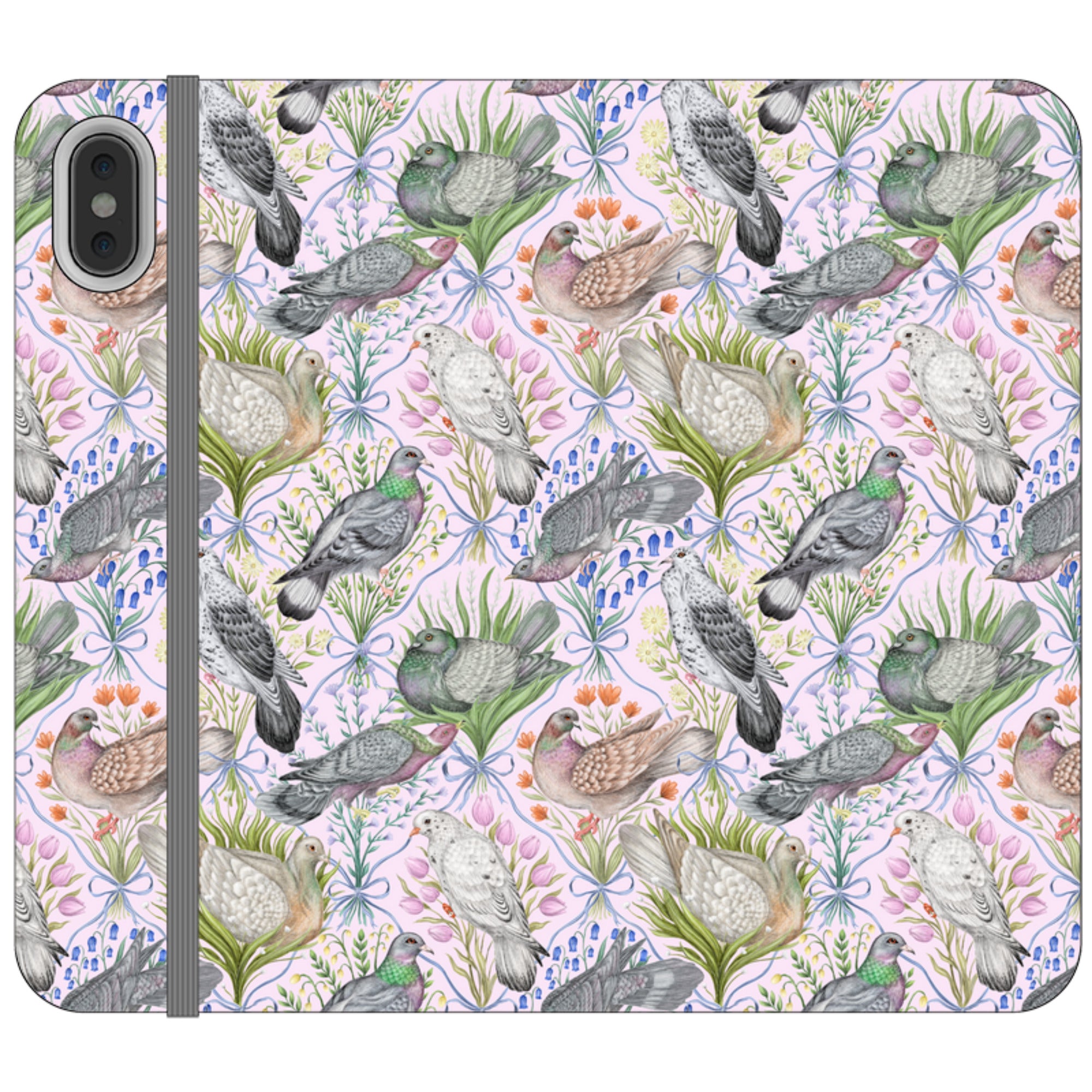 Pigeon Pals Wallet Case By Catherine Rowe