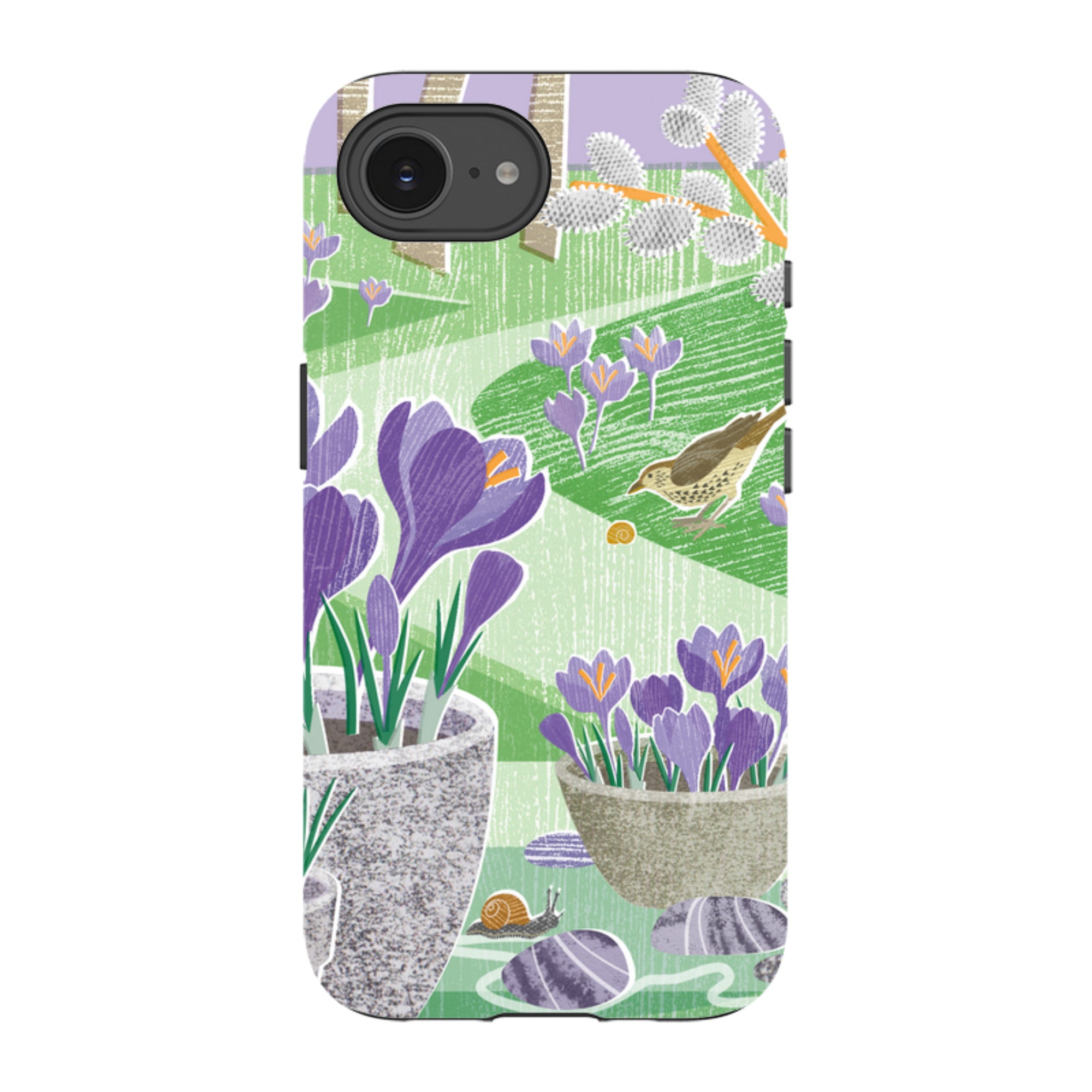 iPhone Tough Case - Crocus By Liane Payne