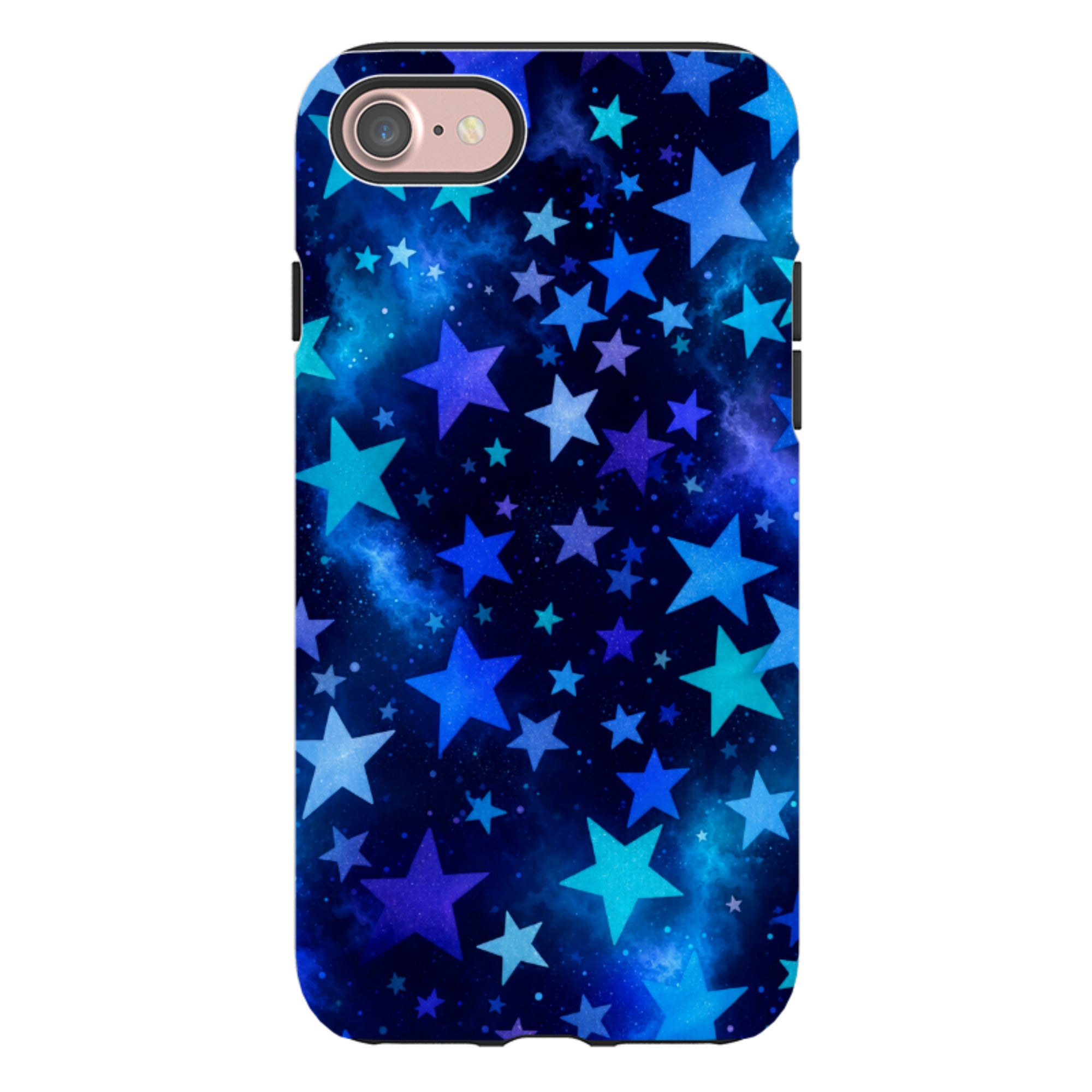 iPhone Tough Case - Blue Galaxy Star