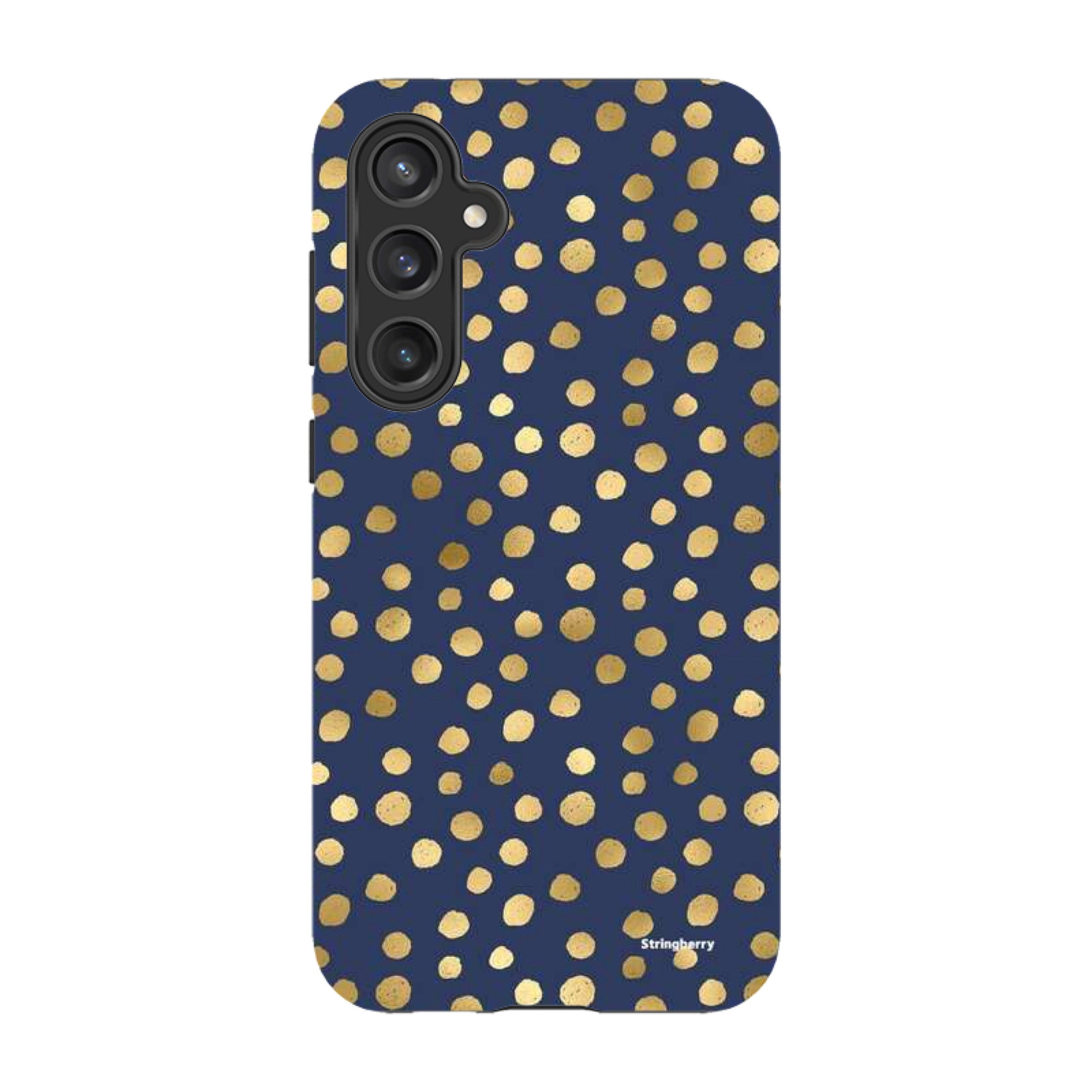 Samsung Tough Case - Navy Polka