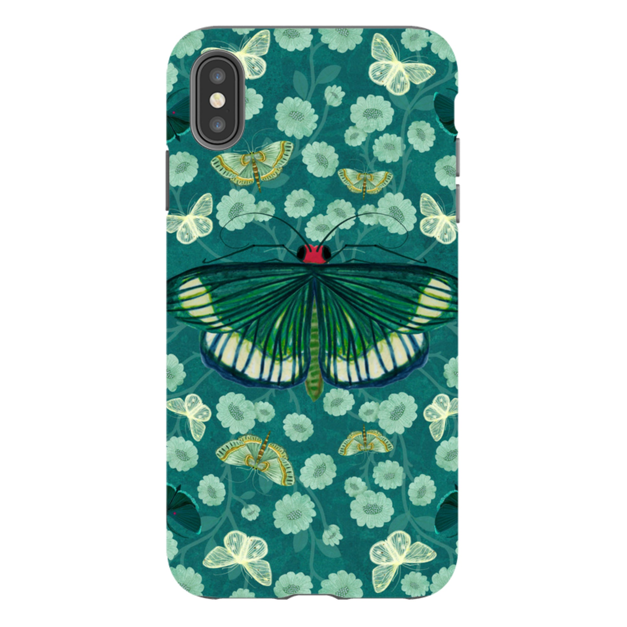 iPhone Tough Case - Big Moth 2 By Katherine Quinn
