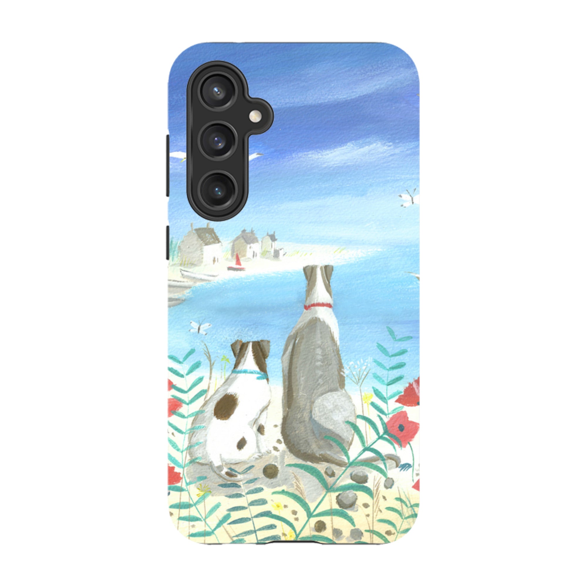 Samsung Tough Case - Beach Dogs By Mary Stubberfield
