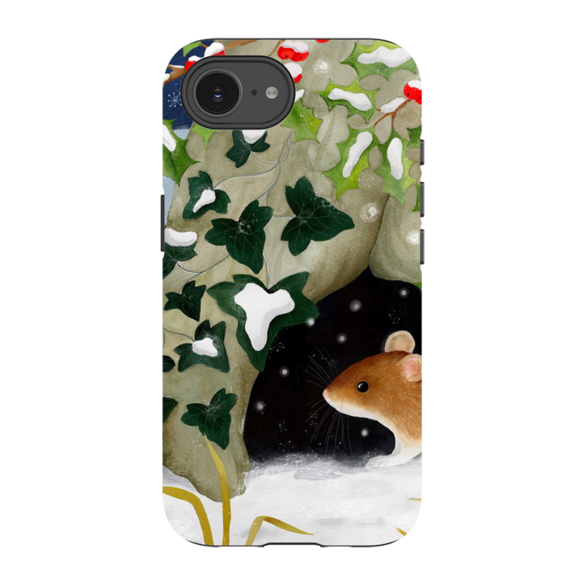 iPhone Tough Case - Winter Mouse By Bex Parkin