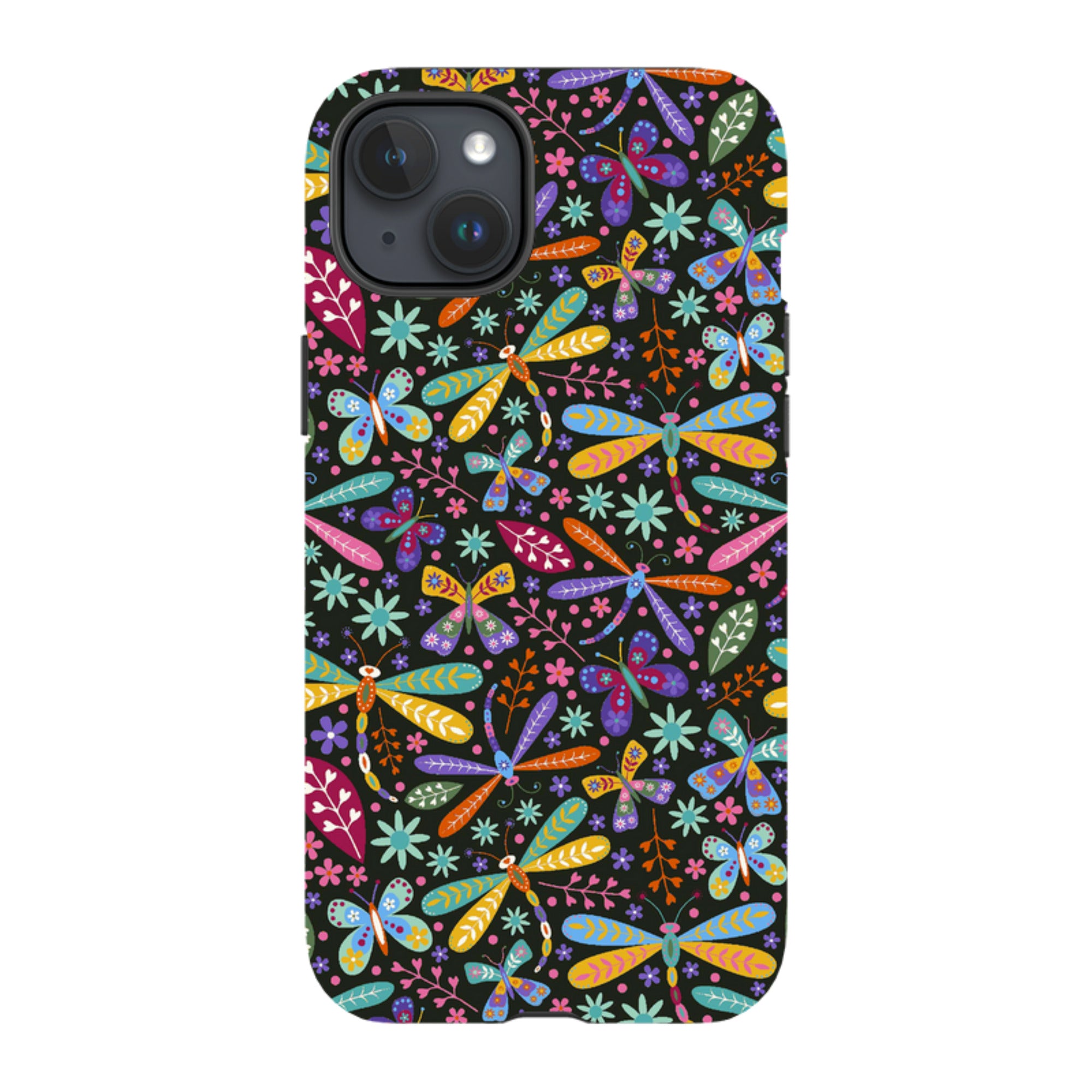 iPhone Tough Case - Dragonflies Multi By Suzy Taylor