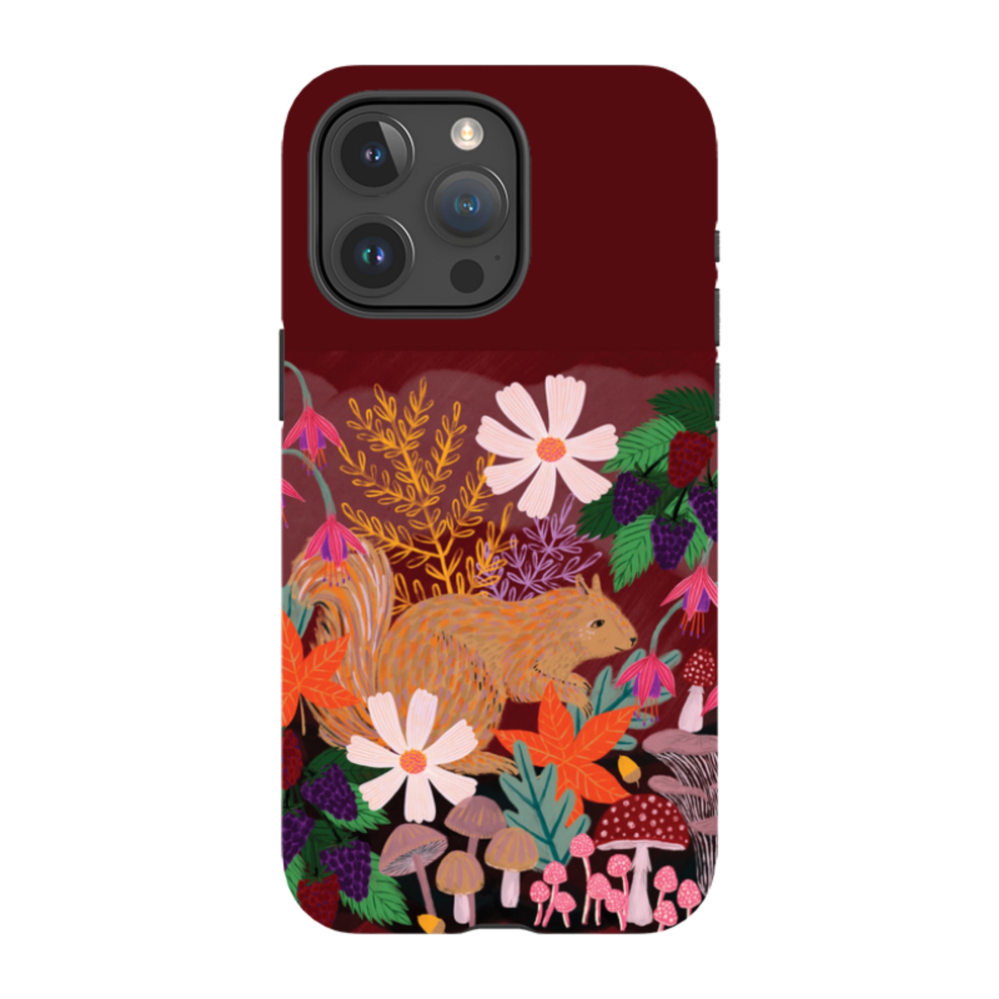iPhone Tough Case - Autumn Squirrel By Lee Foster Wilson