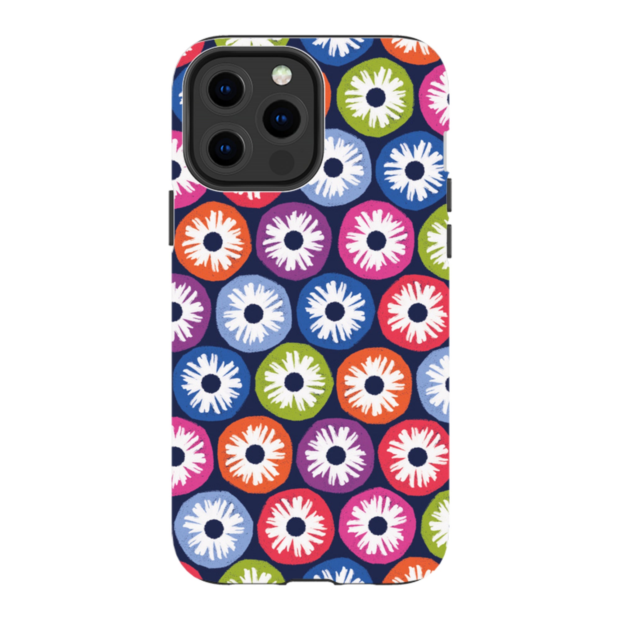 iPhone Tough Case - Penny Flowers Dark By Ali Brookes