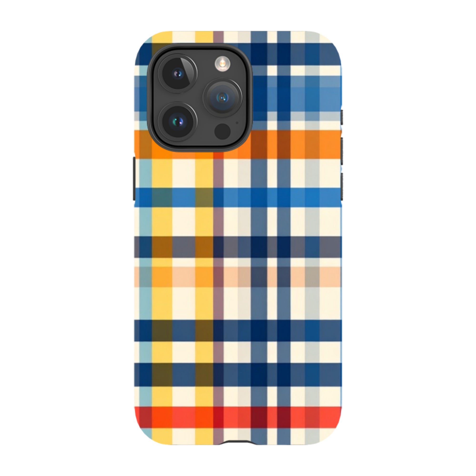 iPhone MagSafe Tough Case - Barcelona Gingham