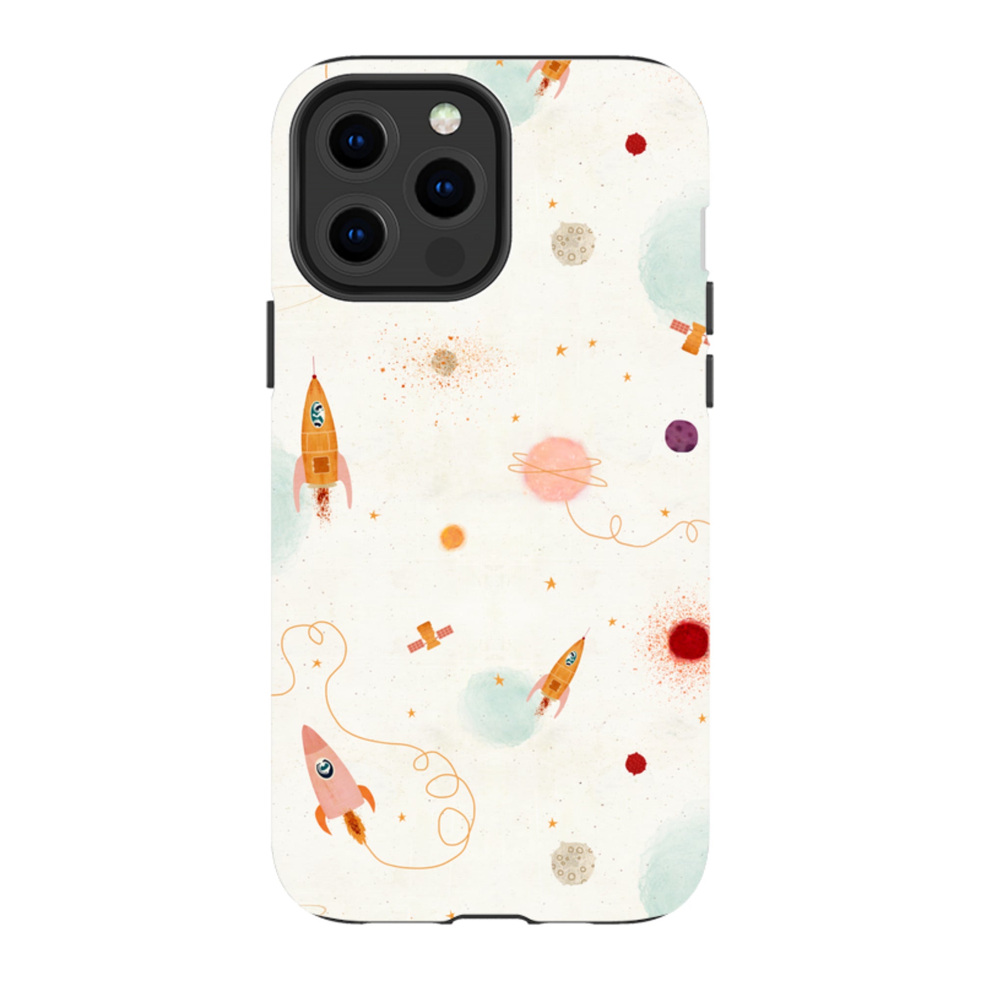 iPhone MagSafe Tough Case - Rockets Cream By Katherine Quinn