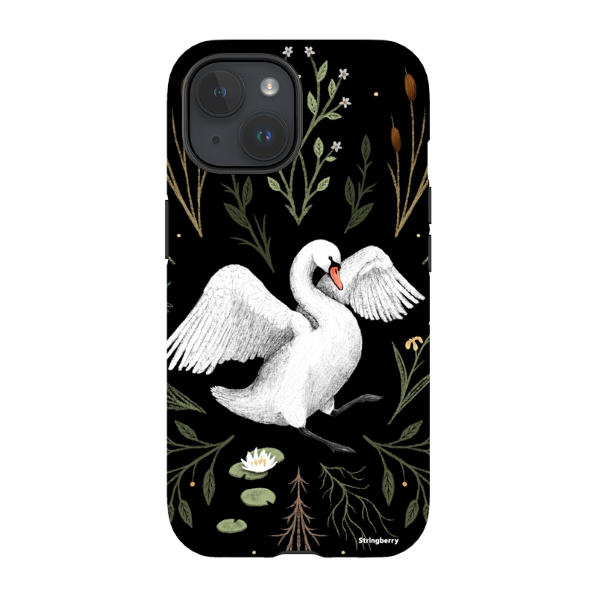 iPhone MagSafe Tough Case -  Swan By Anna Stead