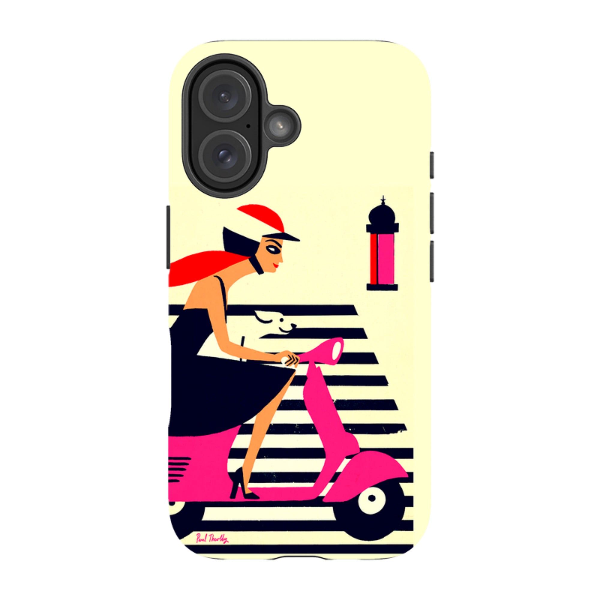 iPhone Tough Case - Vespa By Paul Thurlby