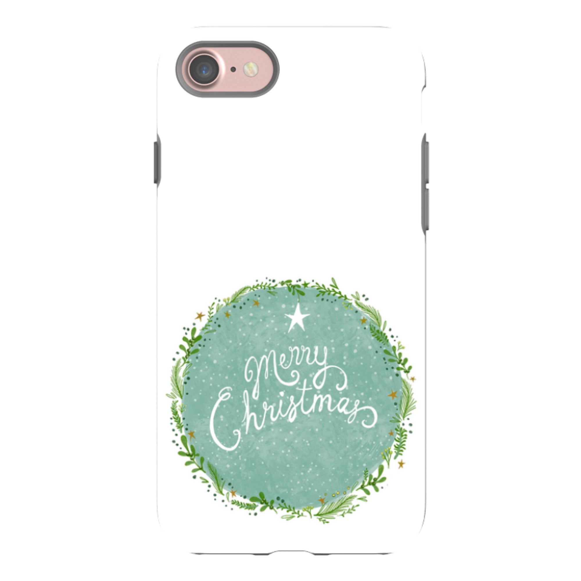 iPhone Tough Case - Merry Christmas By Katherine Quinn