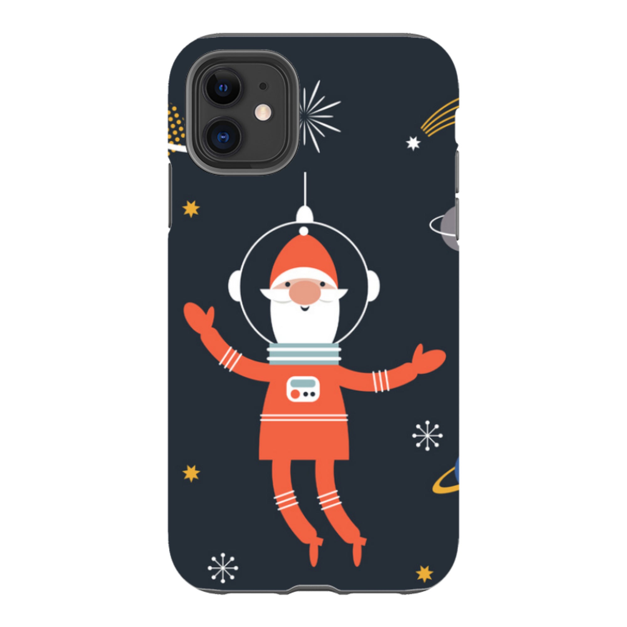 iPhone Tough Case - Cosmic Santa