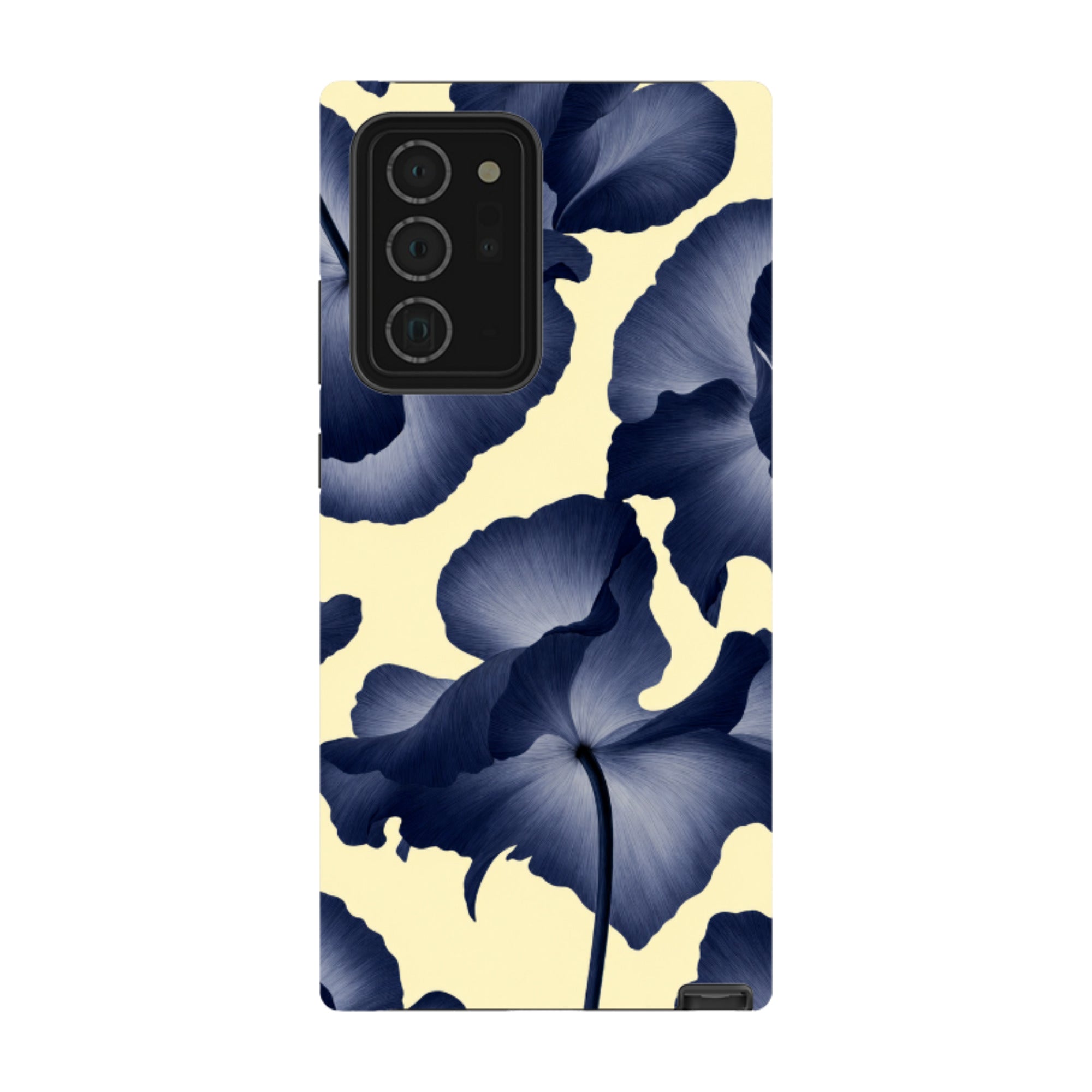 Samsung Tough Case - Navy Blue Poppy