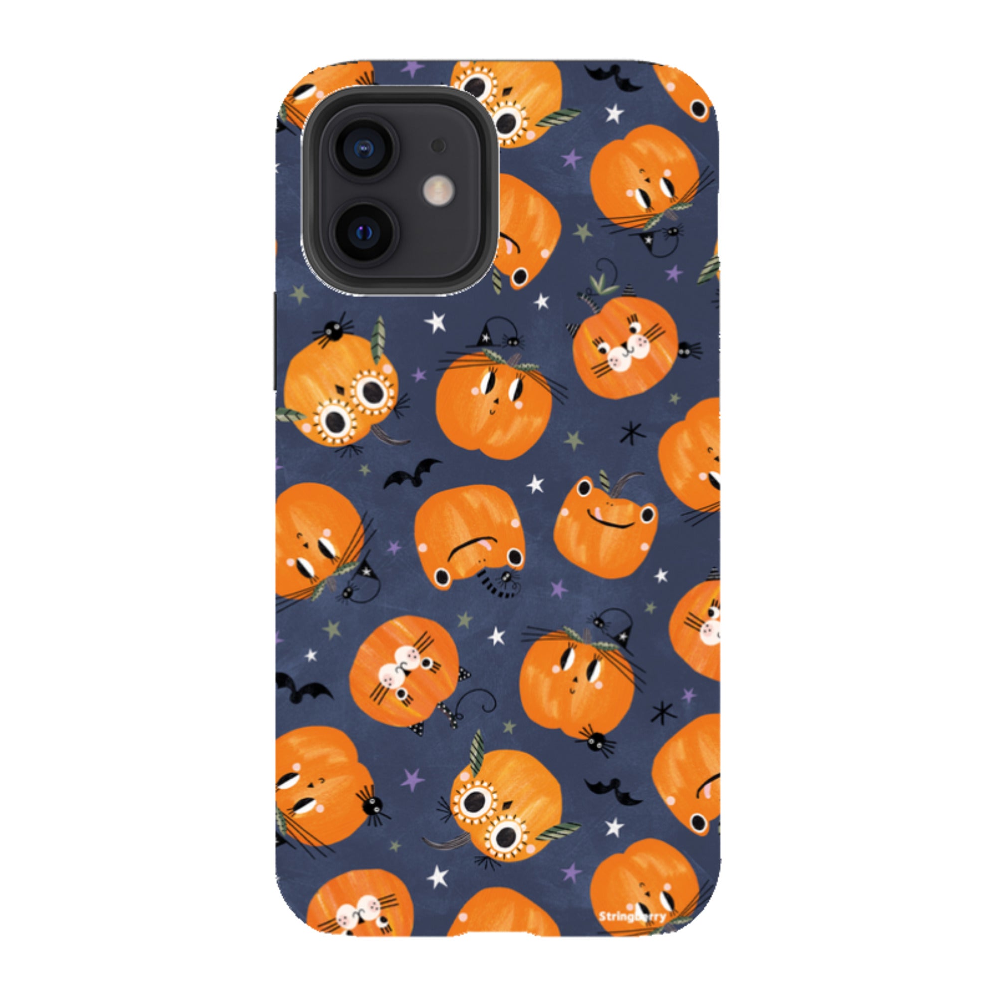 iPhone Tough Case - Halloween Pumpkin Dark By Ali Brookes