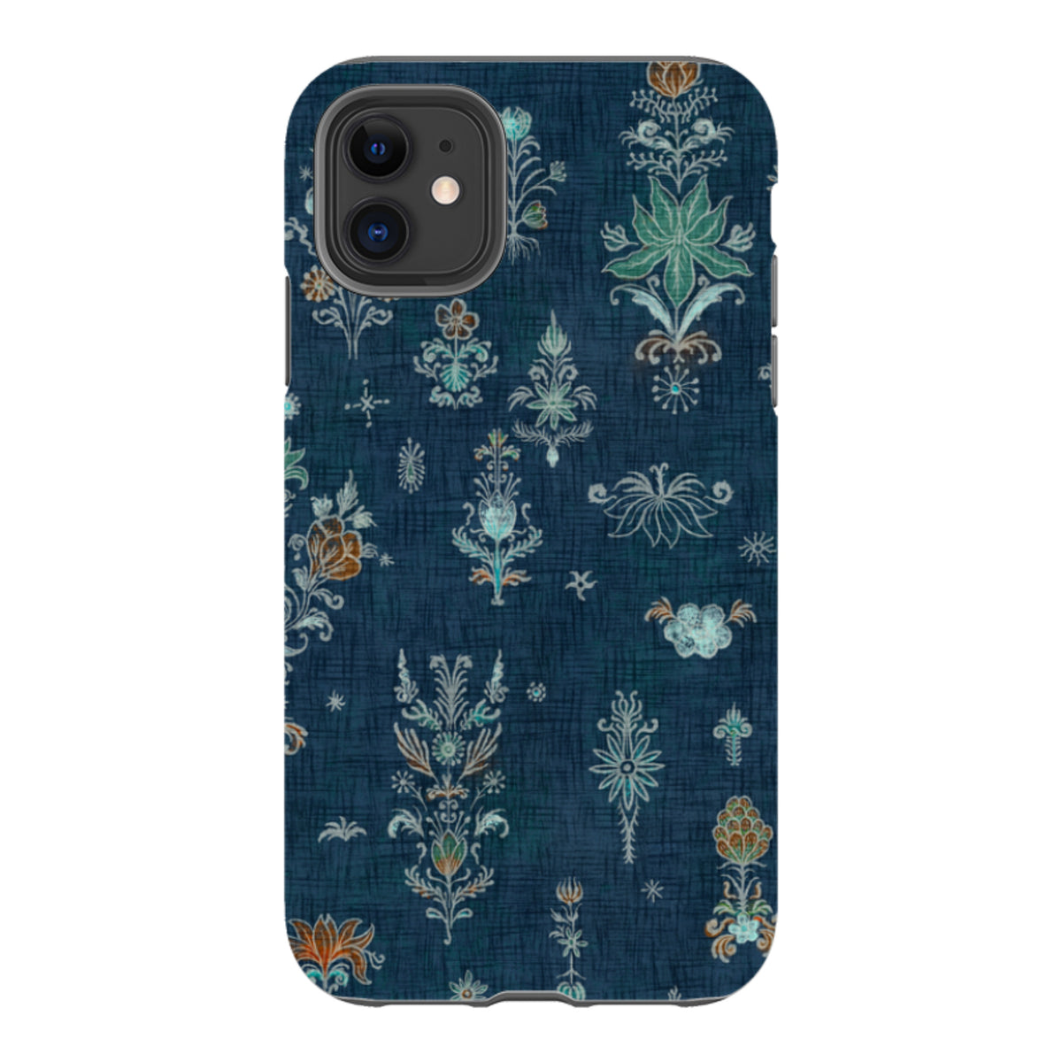 iPhone Tough Case - Jewel Spirit - Navy Rust By Katherine Quinn