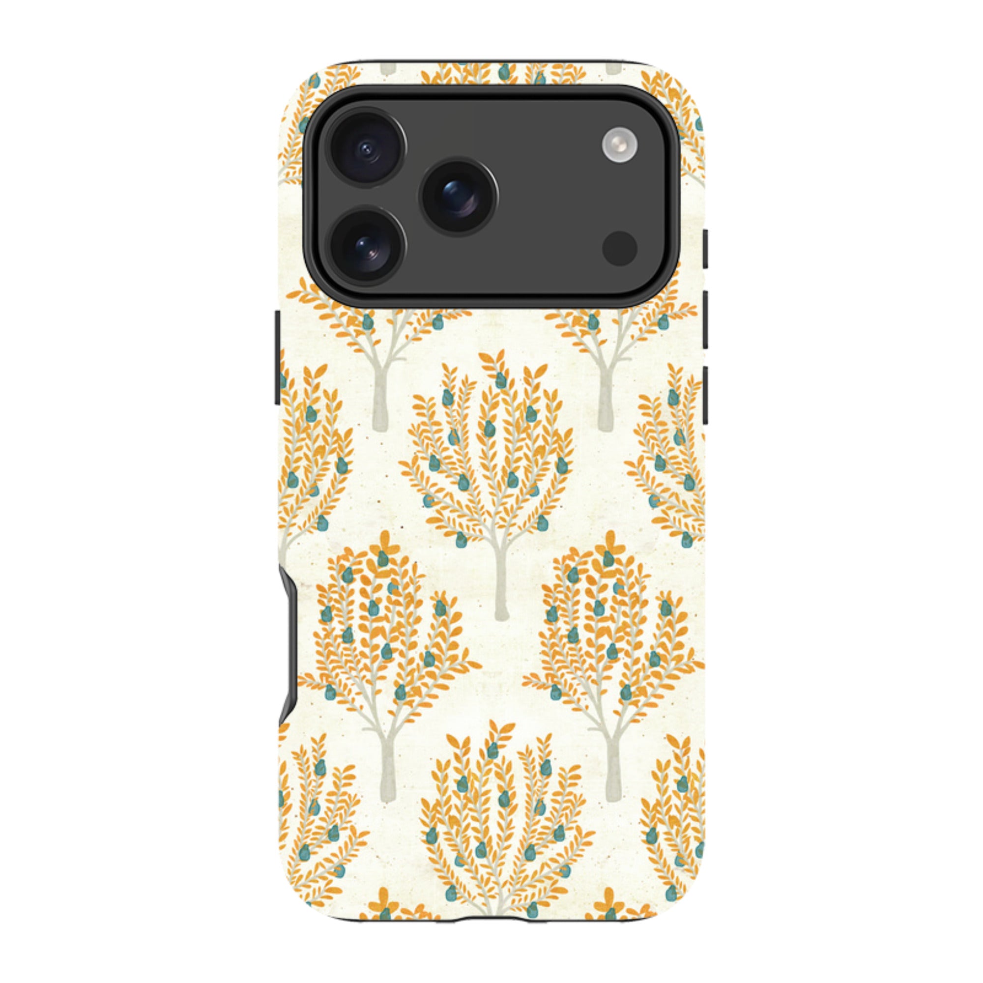 iPhone MagSafe Tough Case - Pear Trees Cream By Katherine Quinn