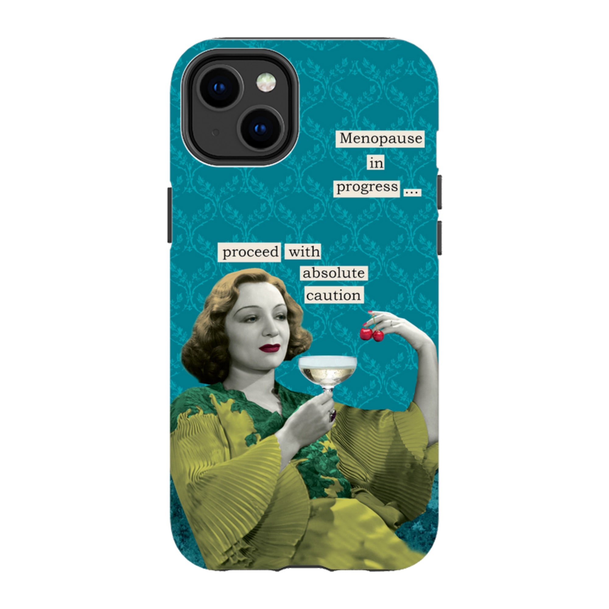 iPhone Tough Case - Menopause In Progress By Clare Jordan