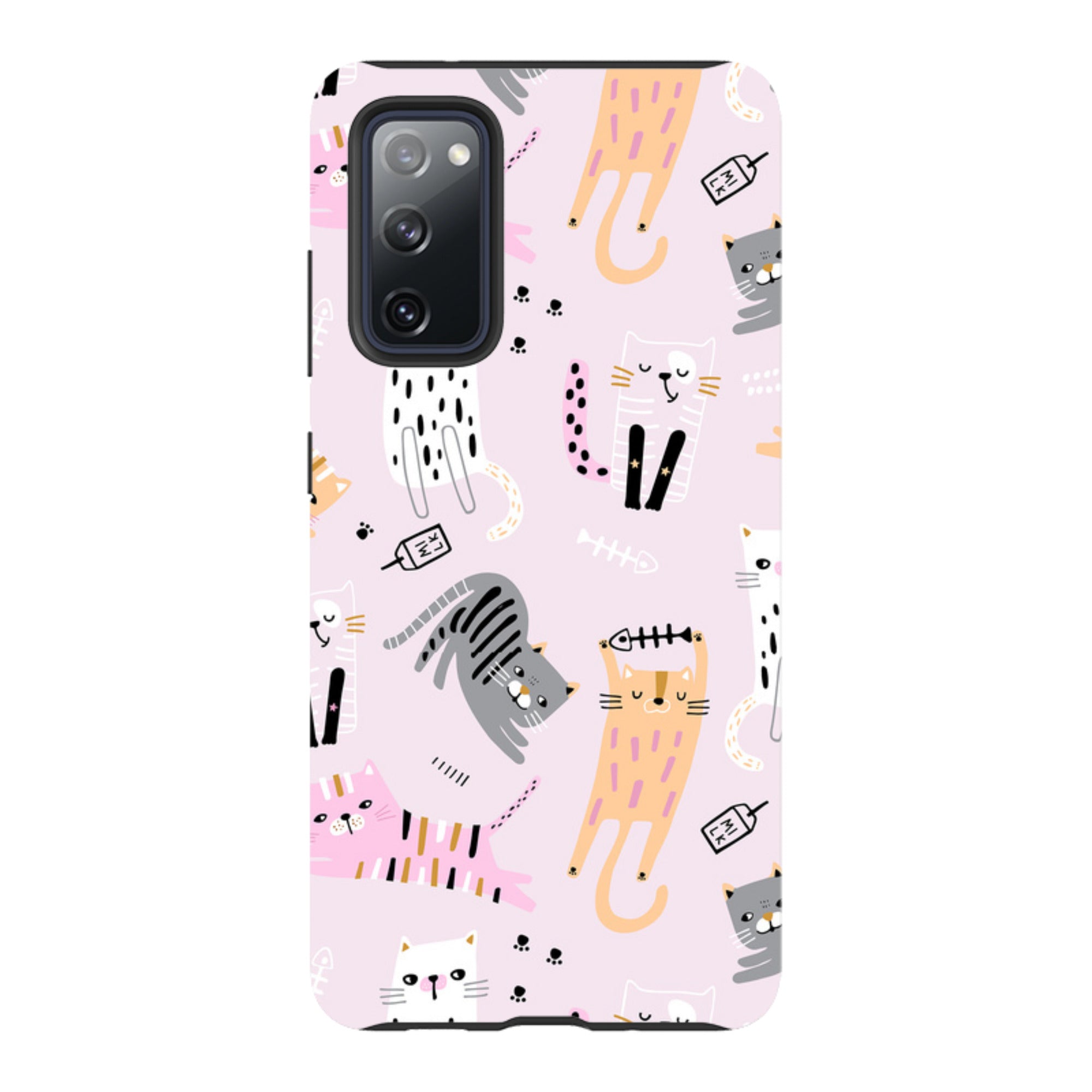 Samsung Tough Case - Cat And Bone Pink