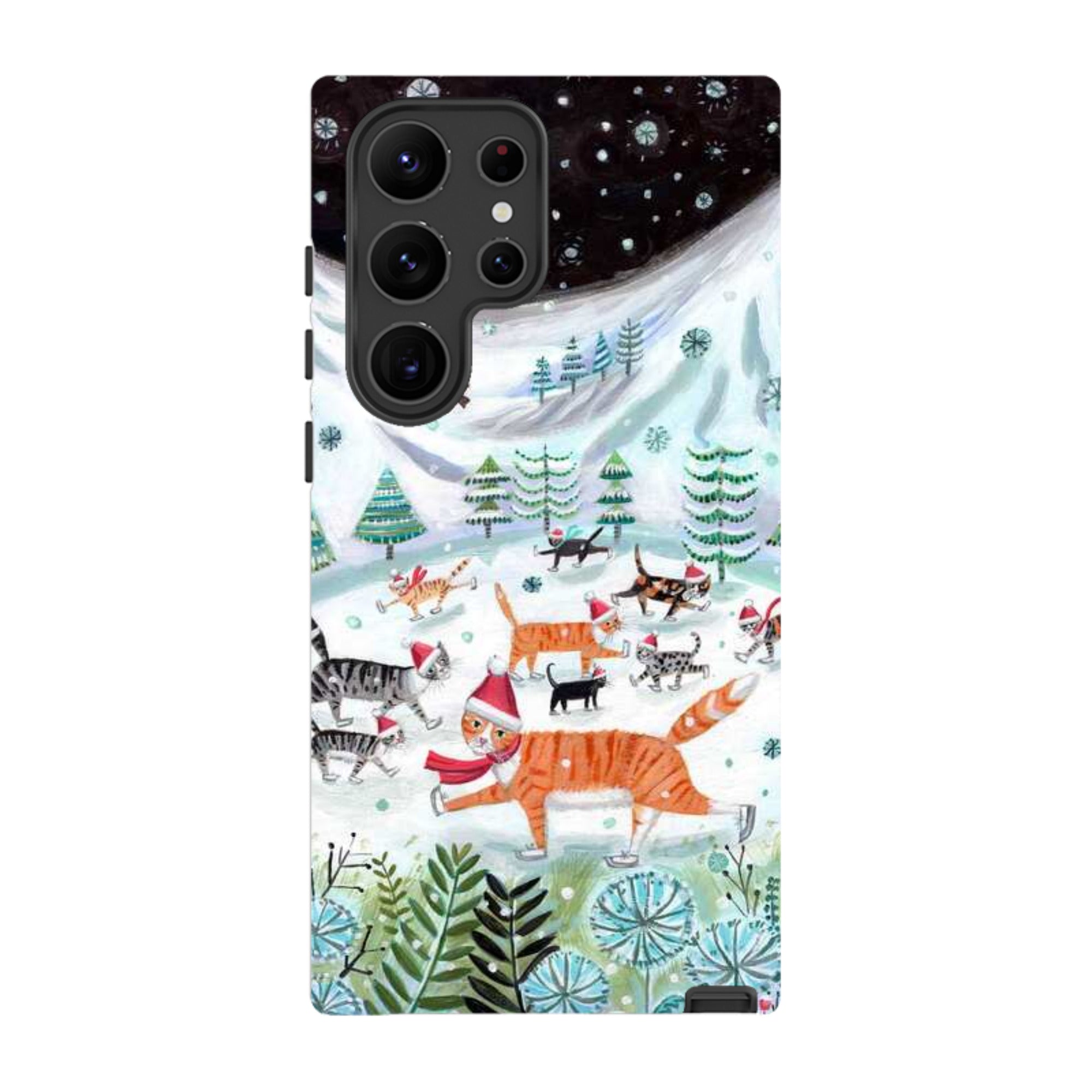 Samsung Tough Case - Cats On Ice By Mary Stubberfield