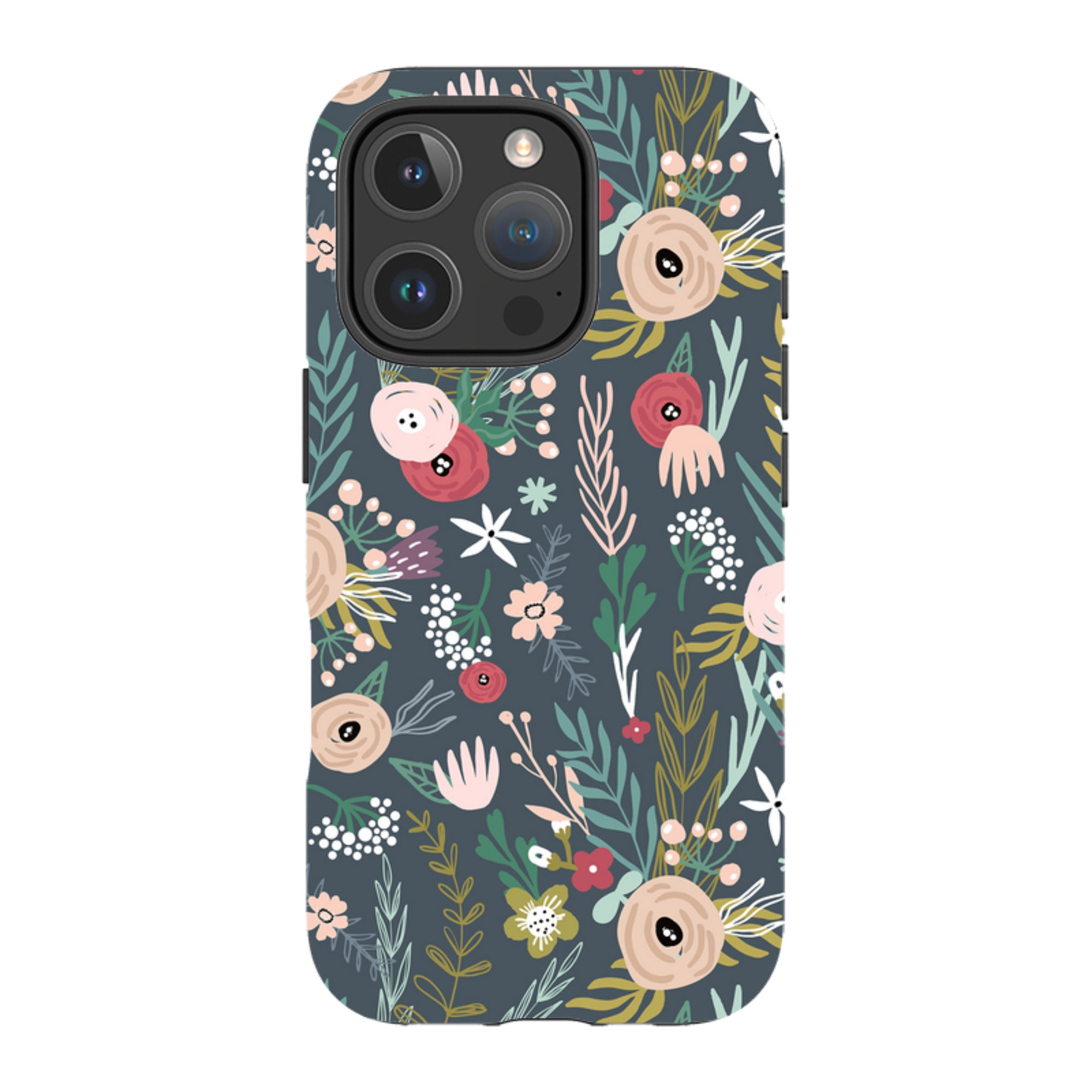 iPhone Tough Case - Winter Scandi Floral