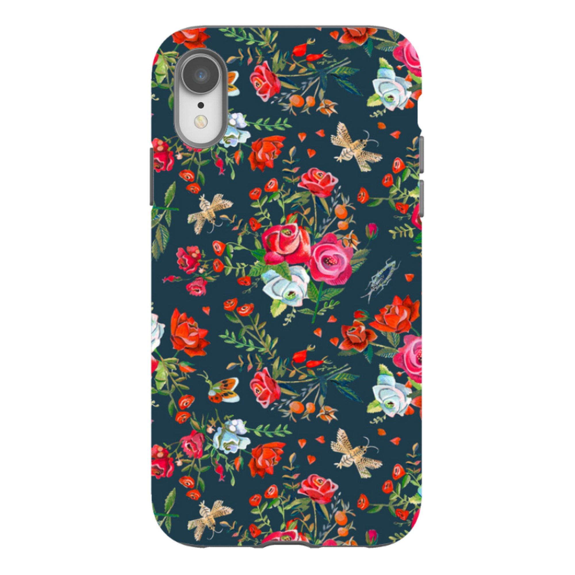 iPhone Tough Case - Blue Roses By Caroline Bonne Muller