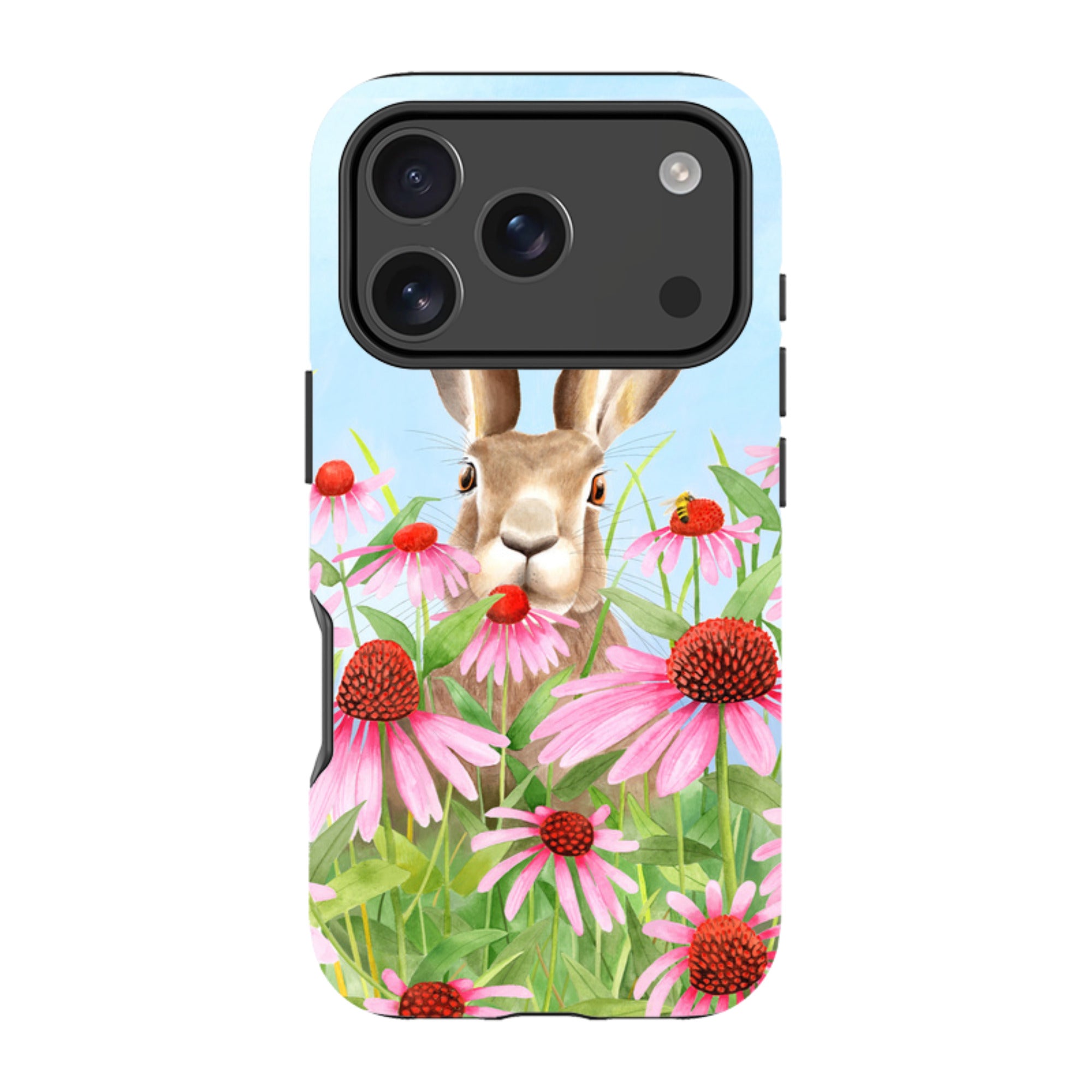 iPhone Tough Case - Summer Hare By Bex Parkin