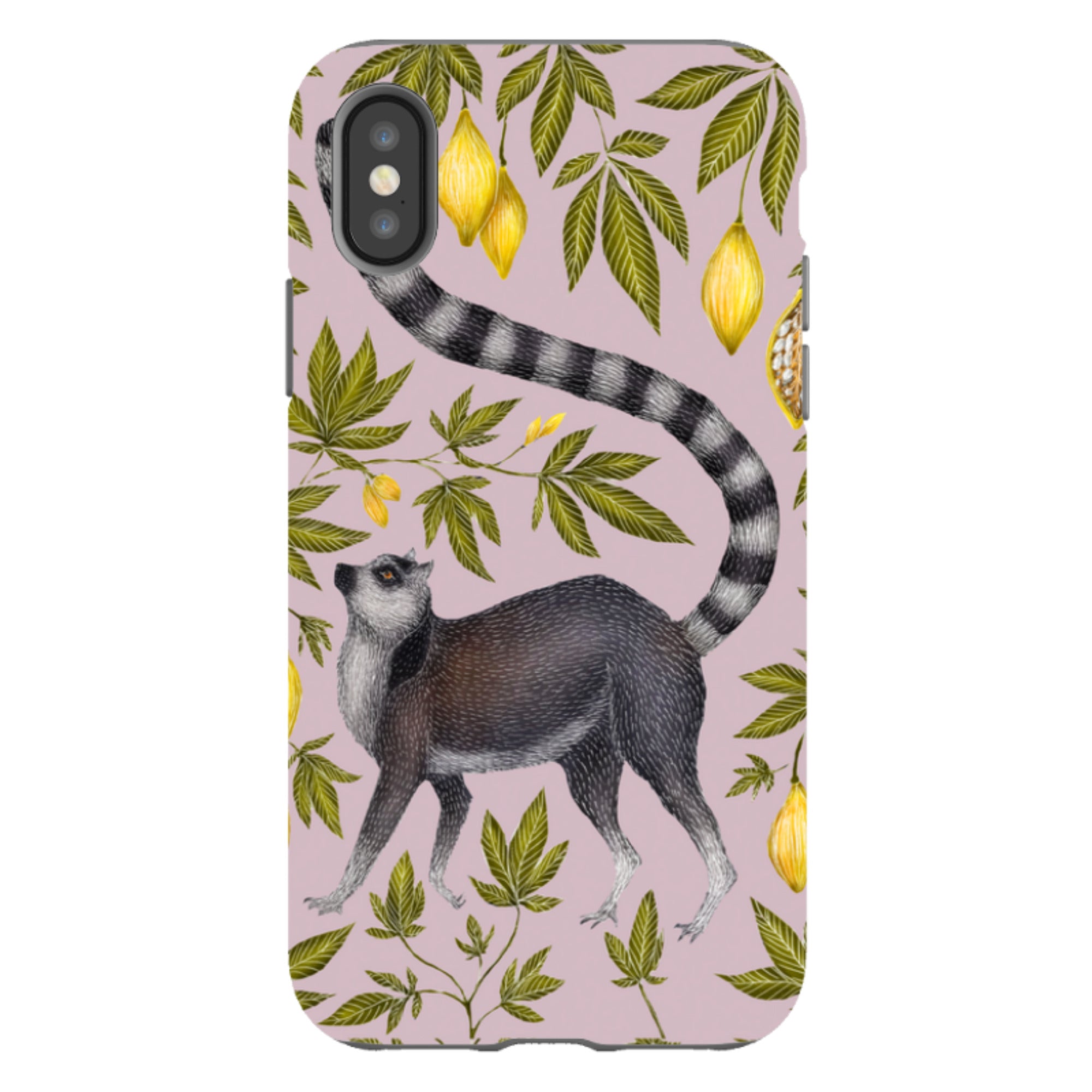 iPhone Tough Case - Lemur By Catherine Rowe