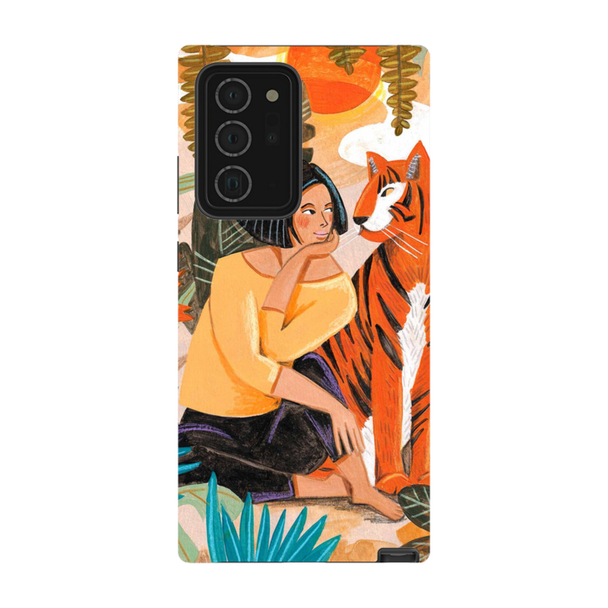 Samsung Tough Case - Hello Tiger By Caroline Bonne Muller