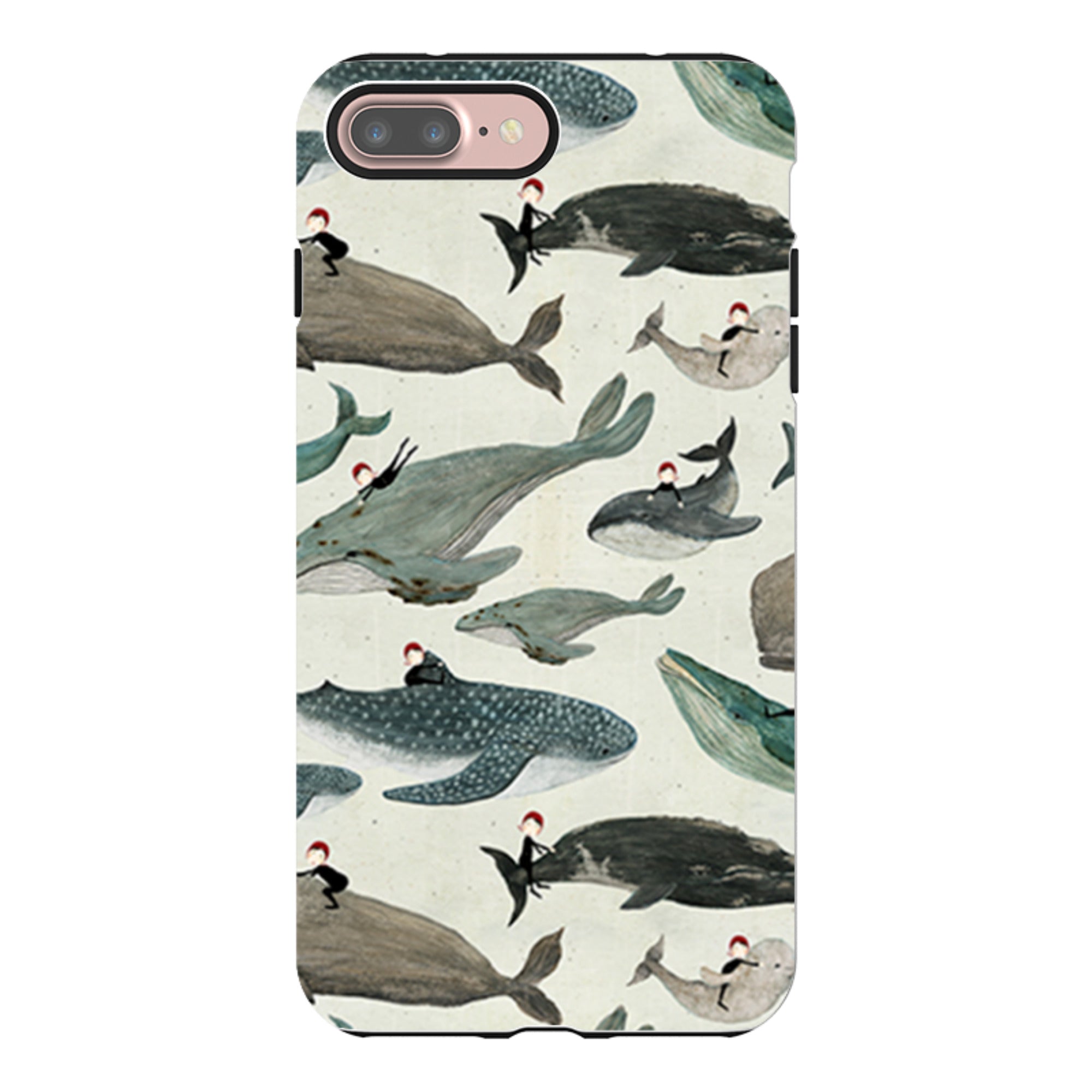 iPhone Tough Case - Whale Rider By Katherine Quinn