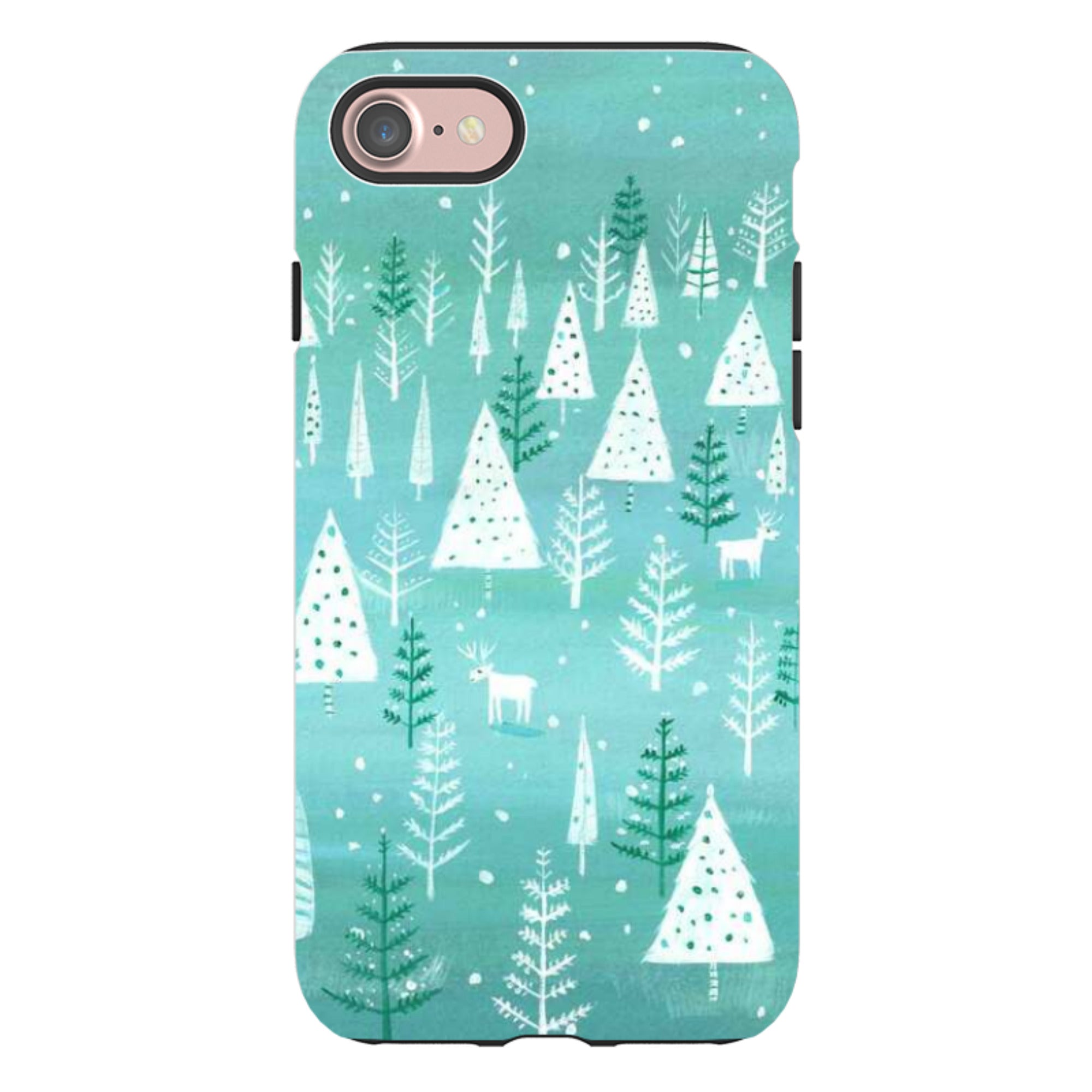 iPhone Tough Case - Teal Tundra By Mary Stubberfield