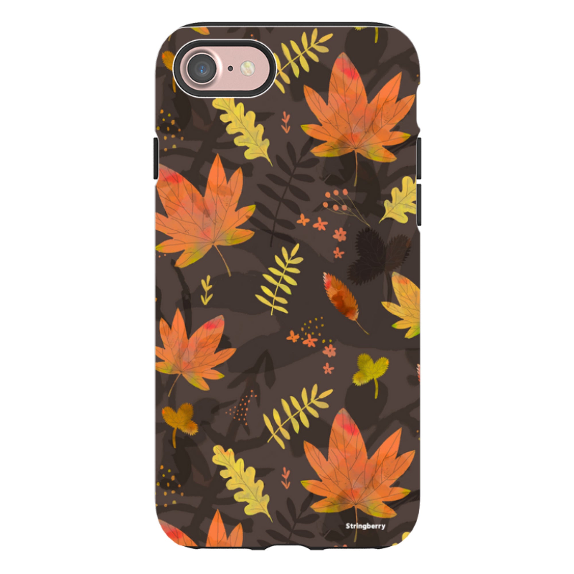 iPhone Tough Case - Autumn Leaves Yellow