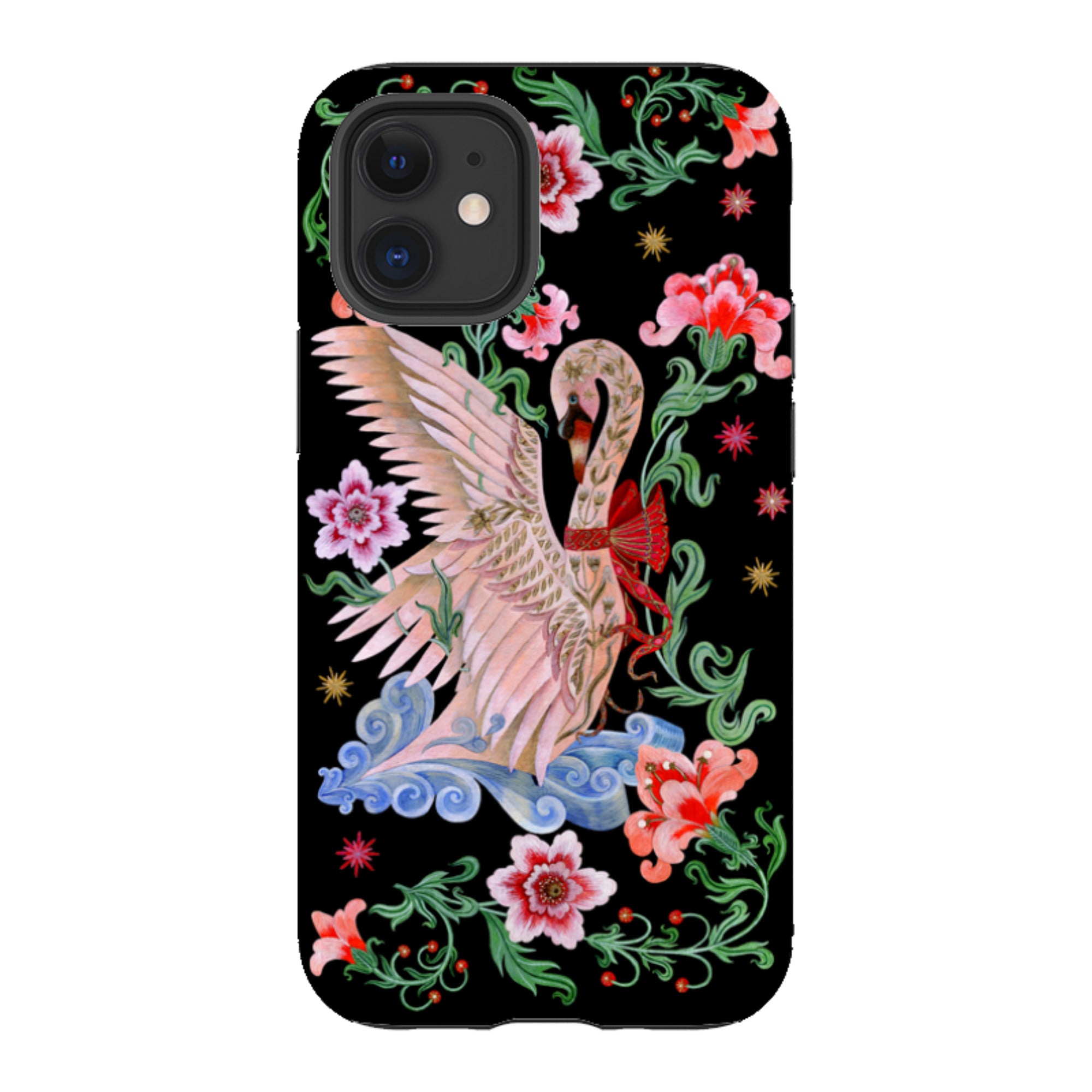 iPhone Tough  Case - Seven Swans A Swimming By Maria Matos