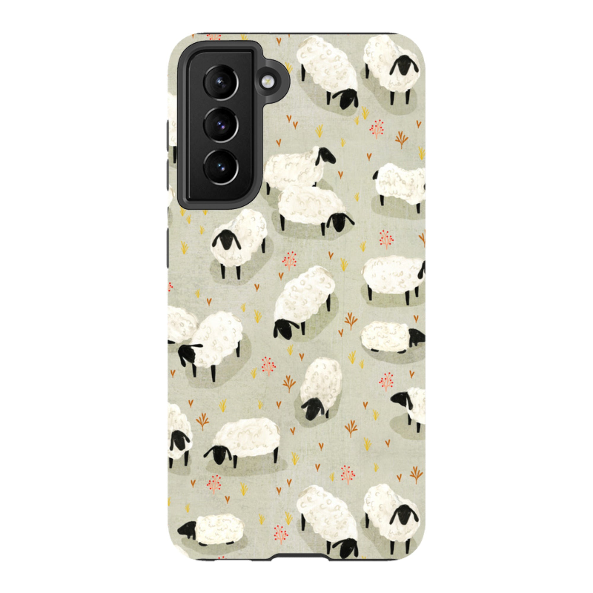Samsung Tough Case - Sheep Grey By Katherine Quinn