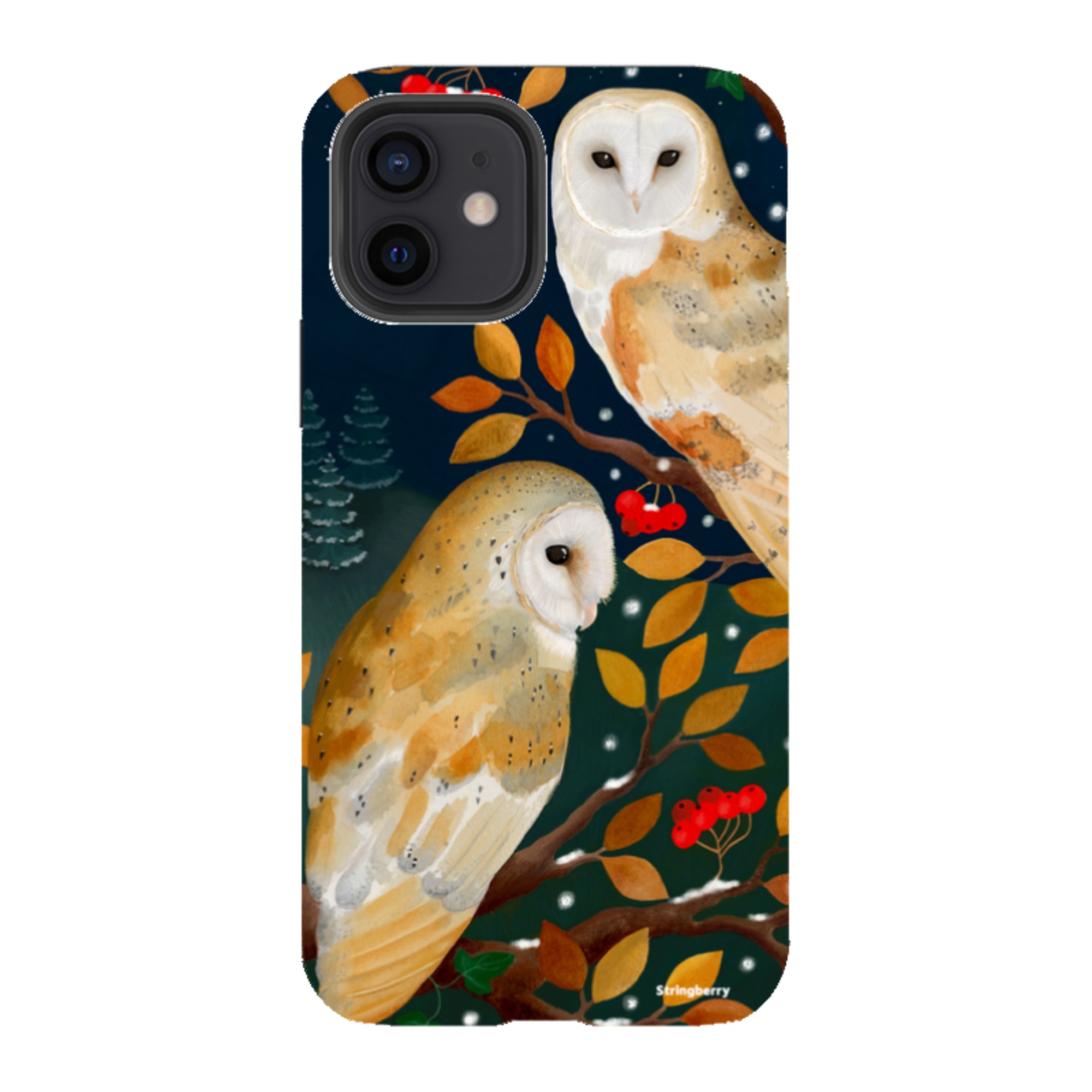 iPhone Tough Case - Autumn Owls By Bex Parkin