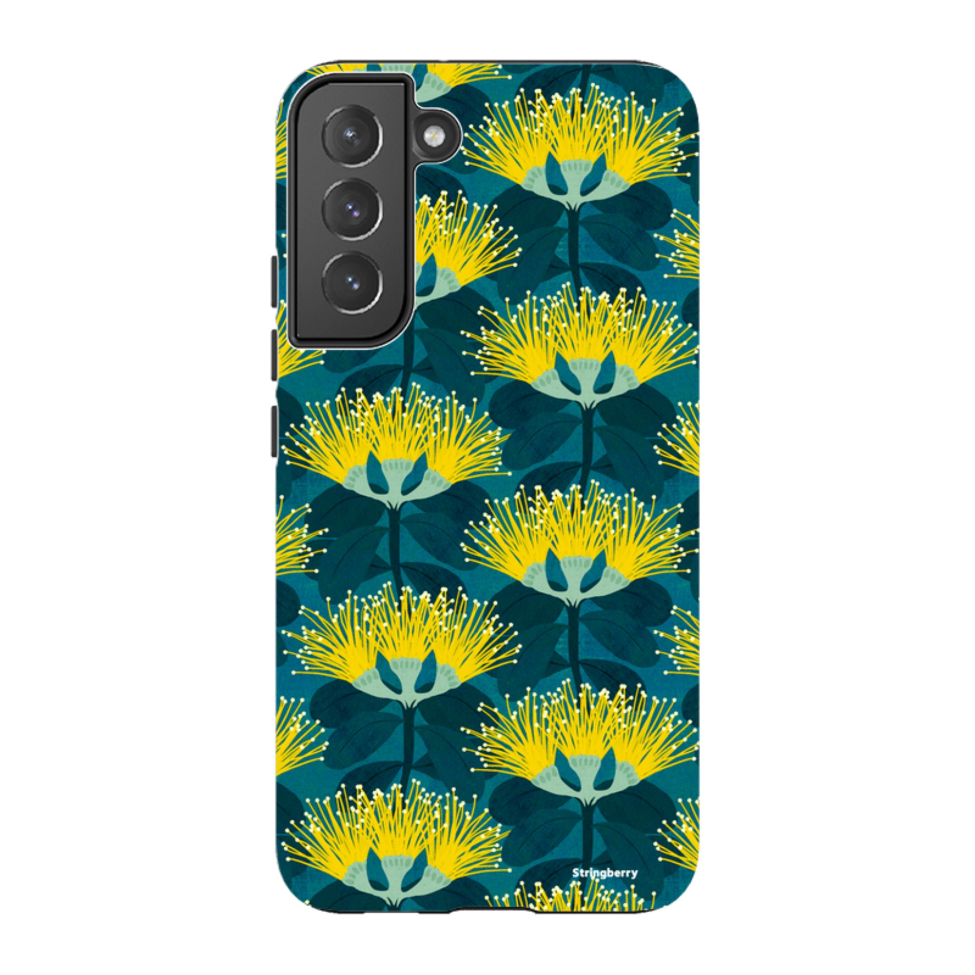 Samsung Tough Case - Pohutukawa Yellow And Blue By Katherine Quinn