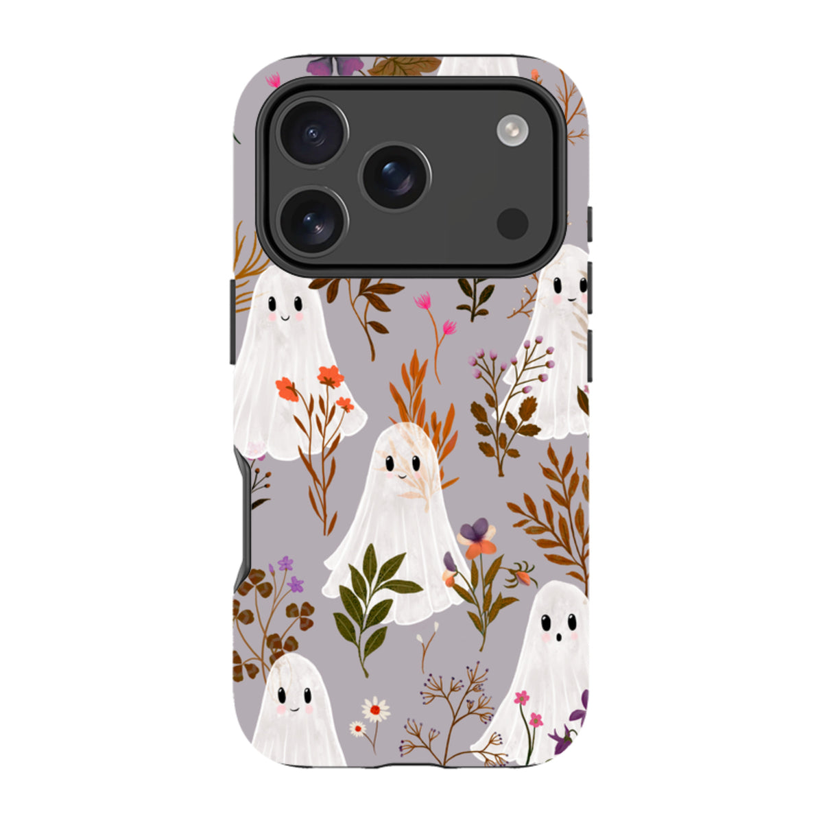 iPhone Tough Case - Ghost in the Garden - Mauve By Katherine Quinn