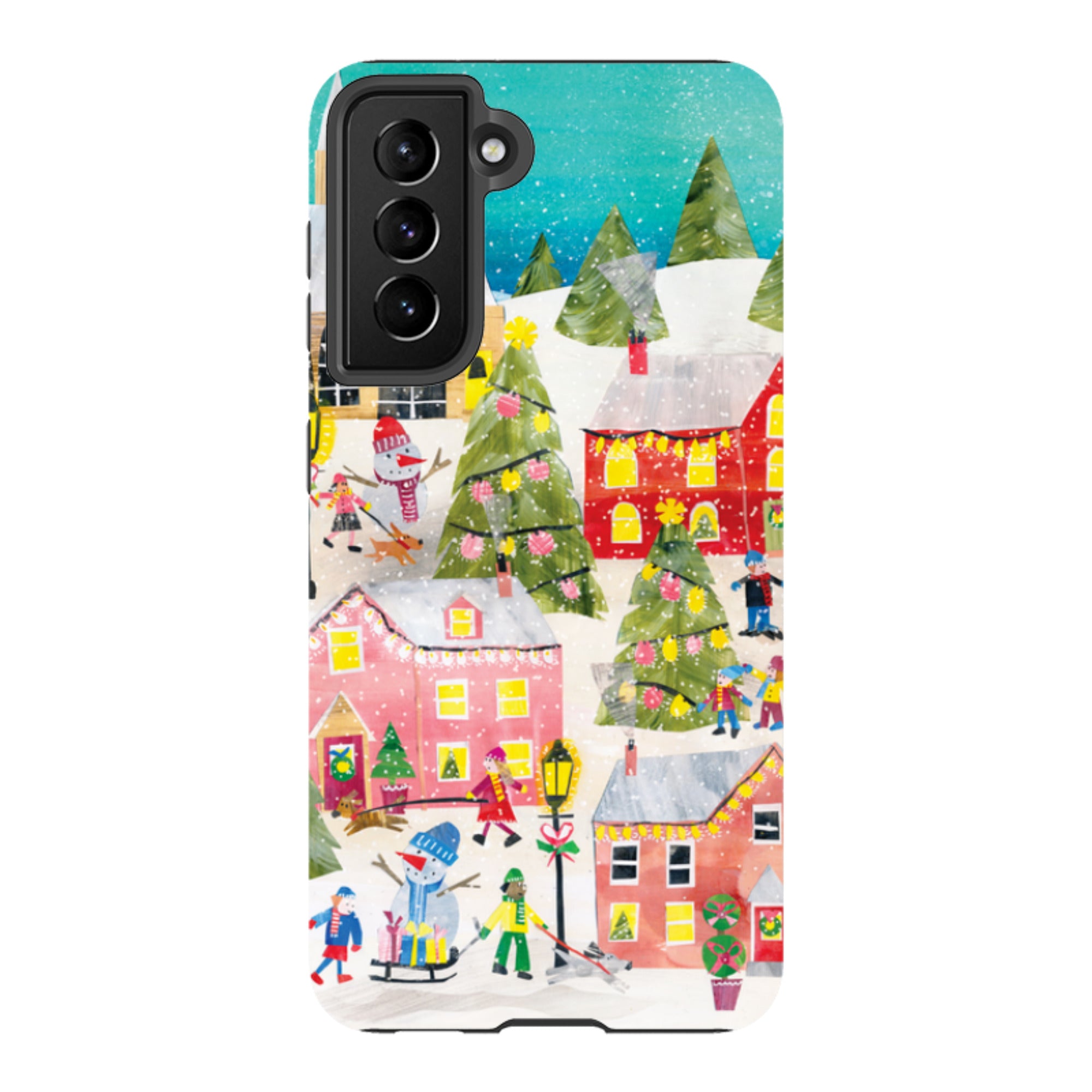 Samsung Tough Case - Winter Village By Tracey English