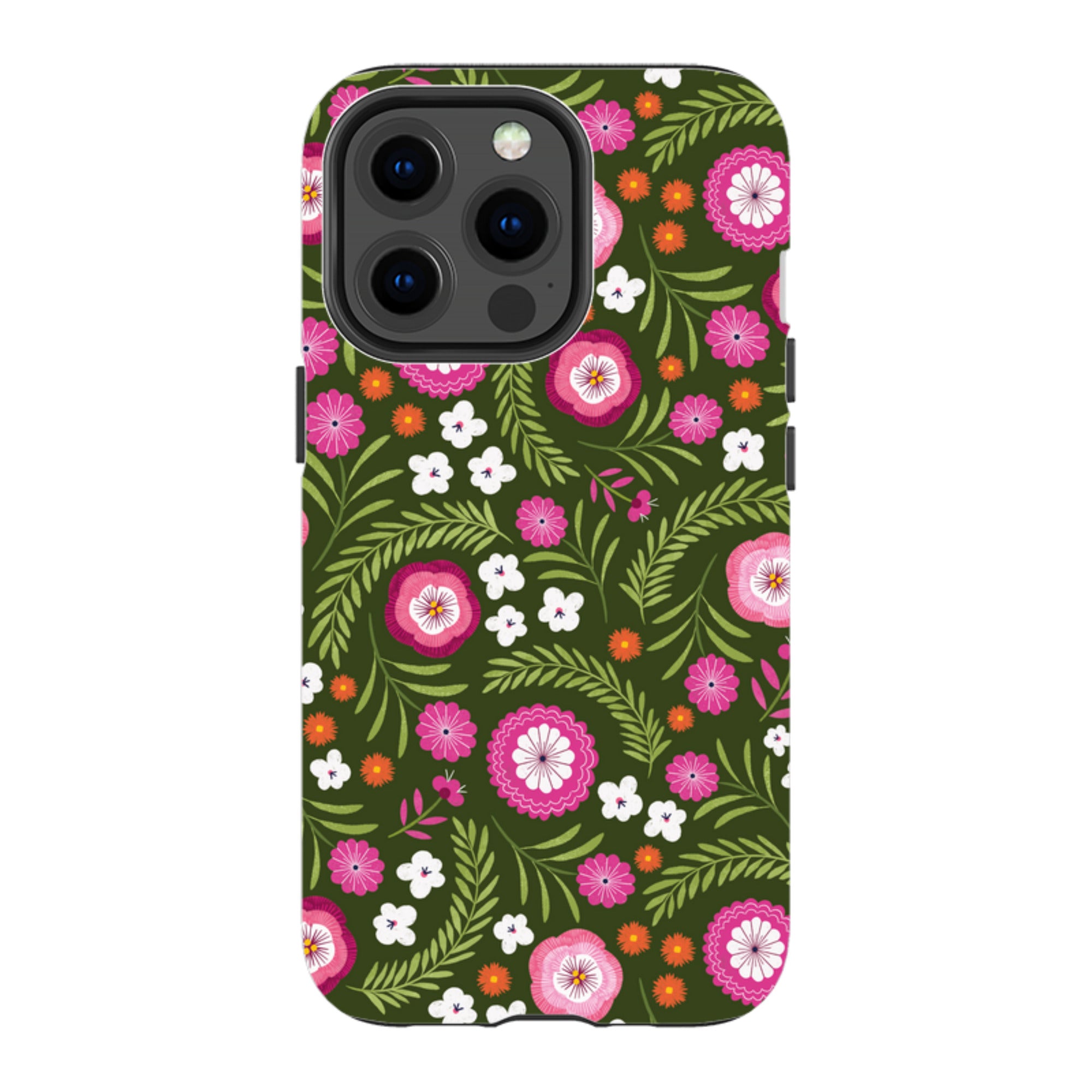 iPhone Tough Case - Posy Garden II By Ali Brookes