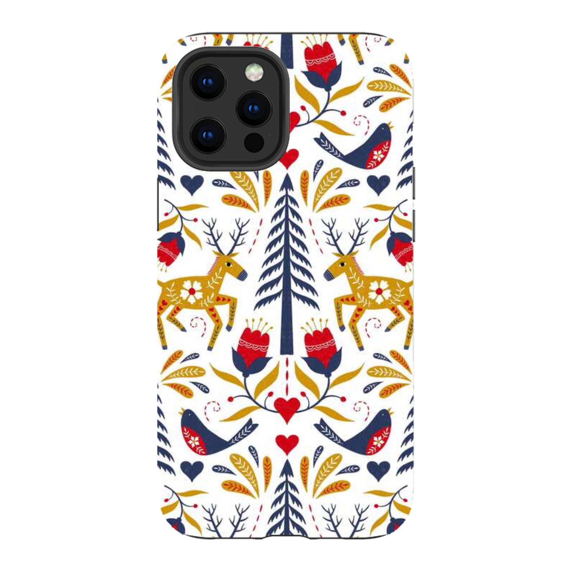 iPhone Tough Case - Xmas Pattern II By Suzy Taylor