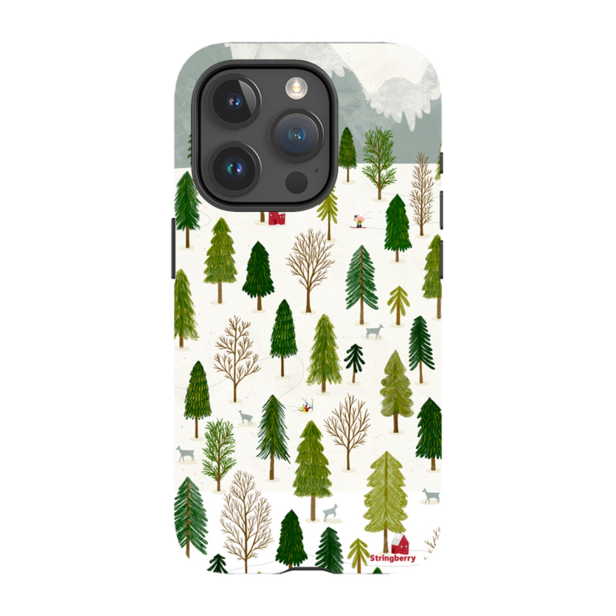 iPhone Tough Case - Winter Landscape III By Katherine Quinn