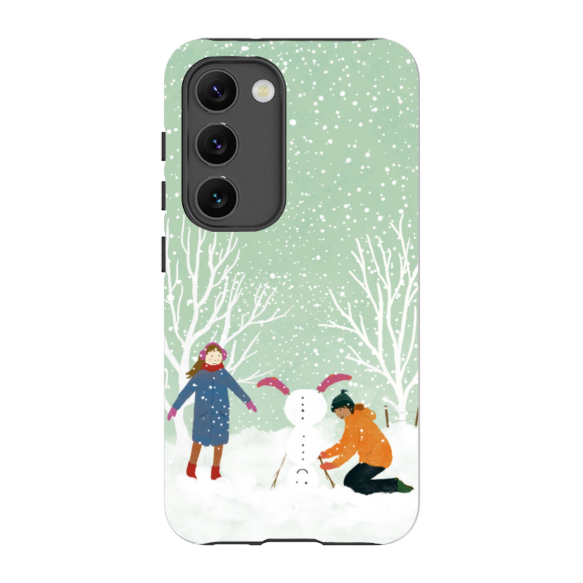Samsung Tough Case - Snowball Building By Katherine Quinn