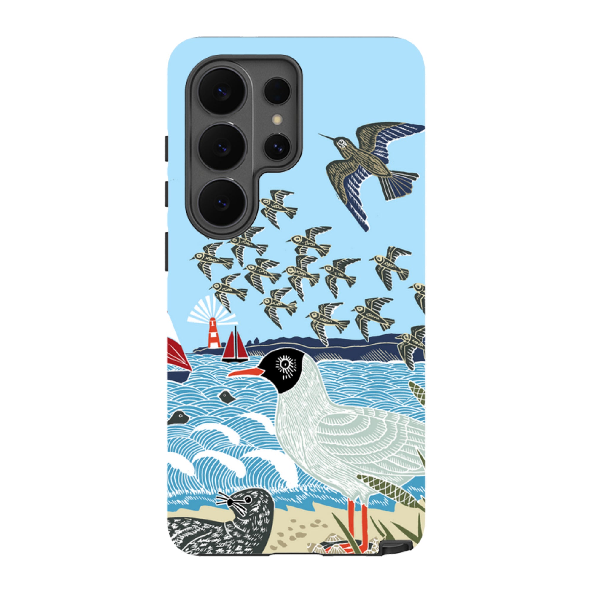 Samsung Tough  Case - Seagulls And Seals By Kate heiss