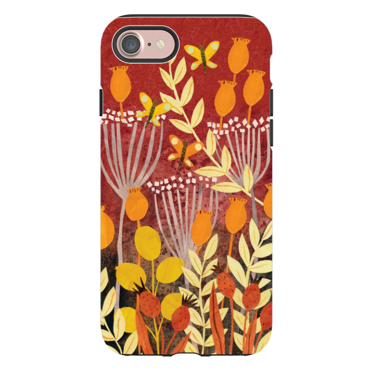 iPhone Tough Case - Dried Pods By Tracey English
