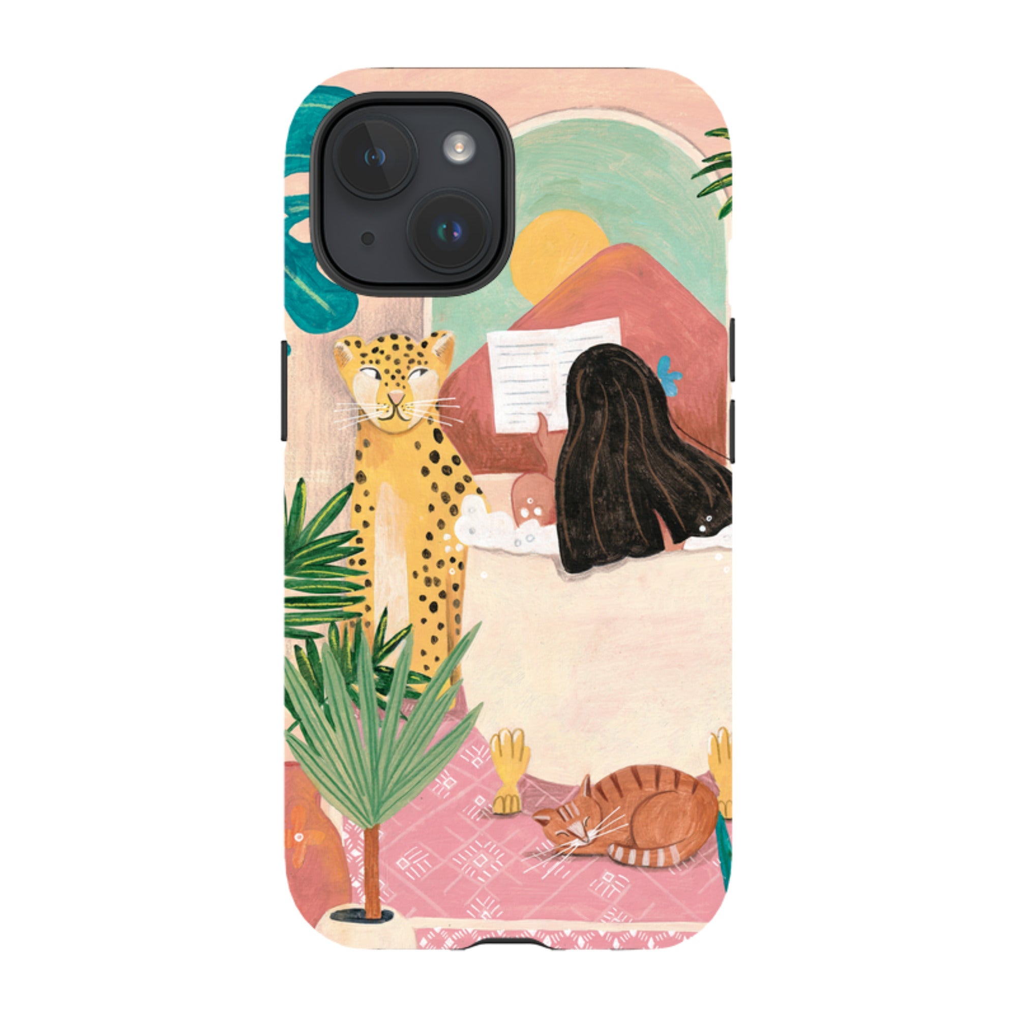 iPhone Tough Case - Bath Time By Caroline Bonne Muller
